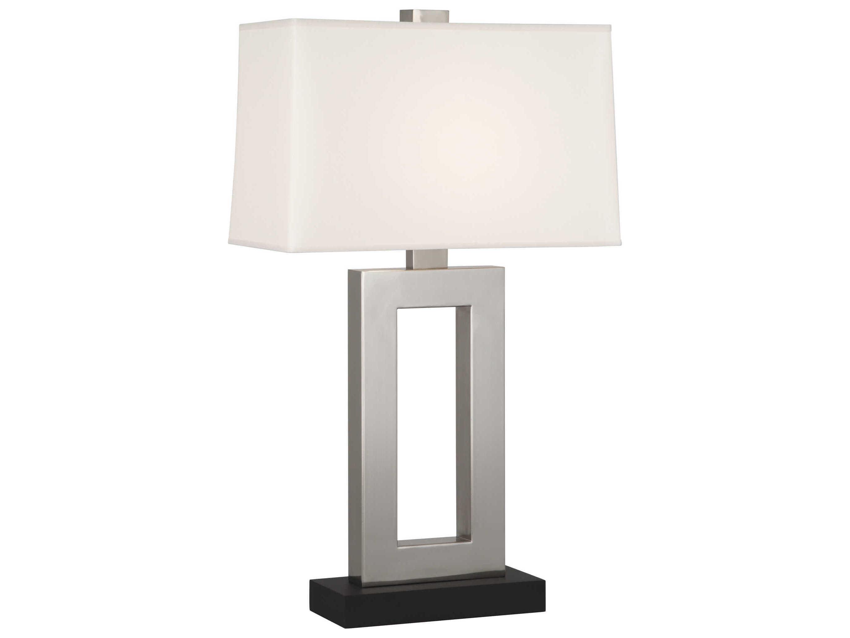 Robert Abbey Doughnut Antique Silver Buffet Lamp