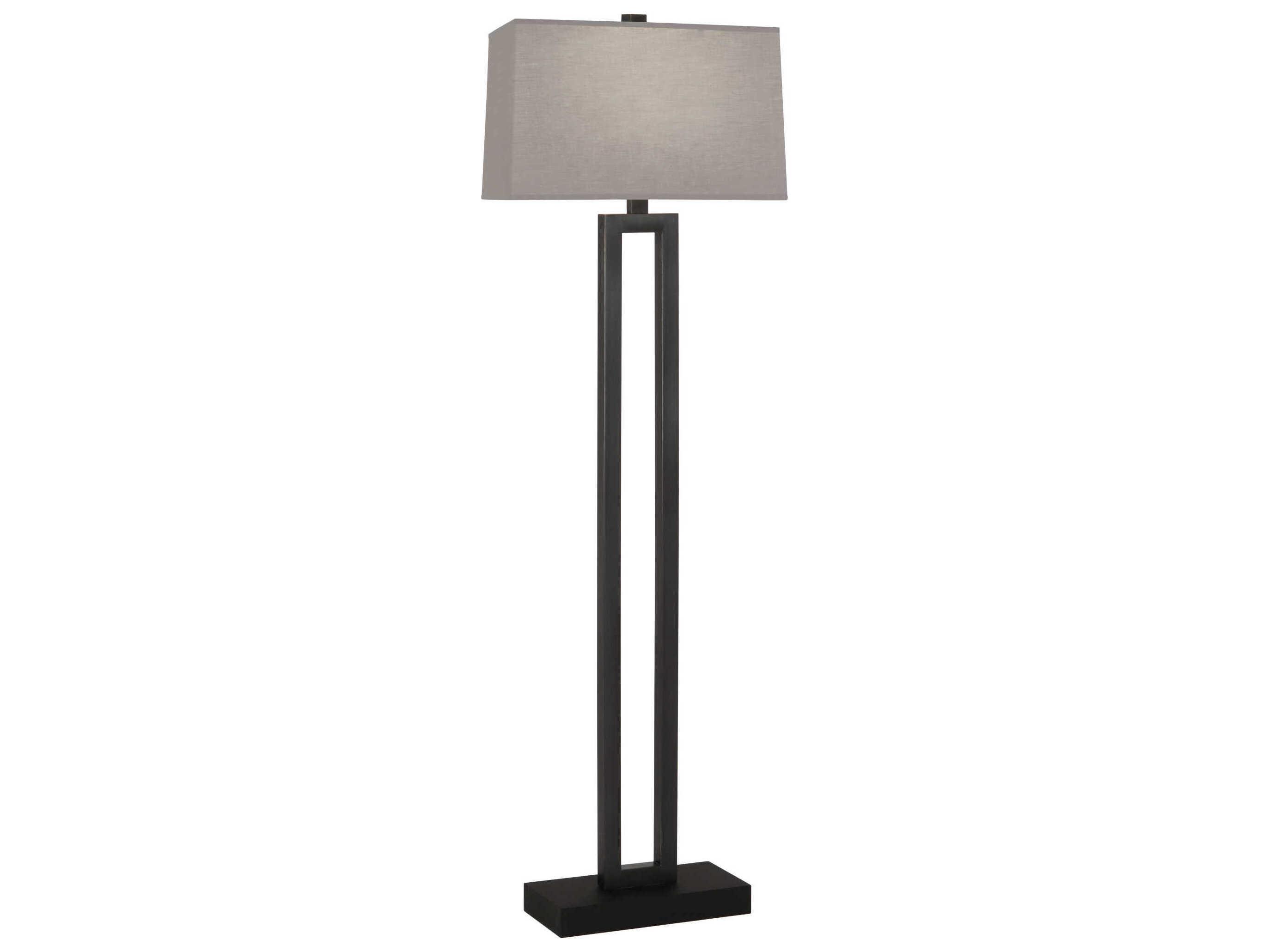 Robert Abbey Doughnut Deep Patina Bronze Floor Lamp