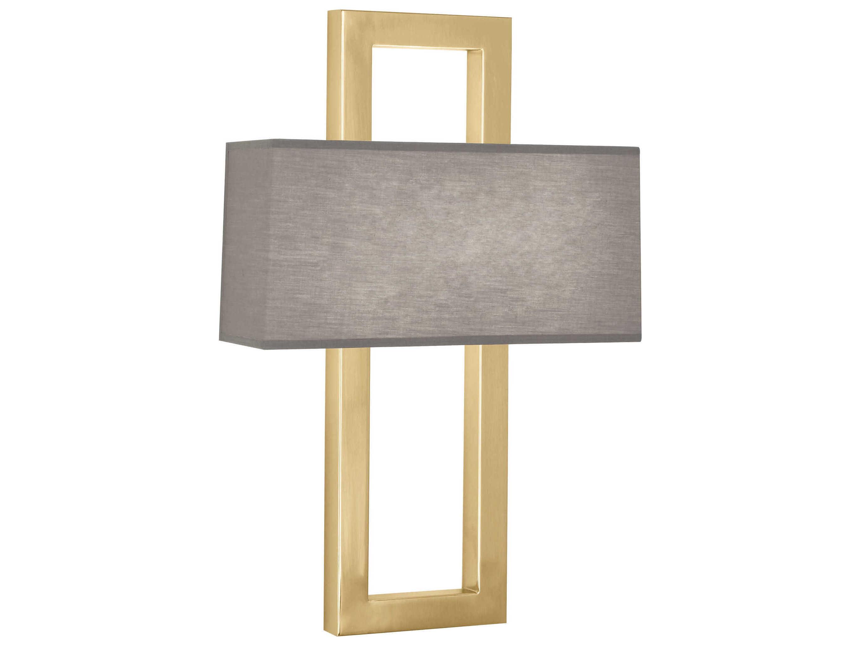 Robert Abbey Doughnut 2-Light Antique Brass Wall Sconce