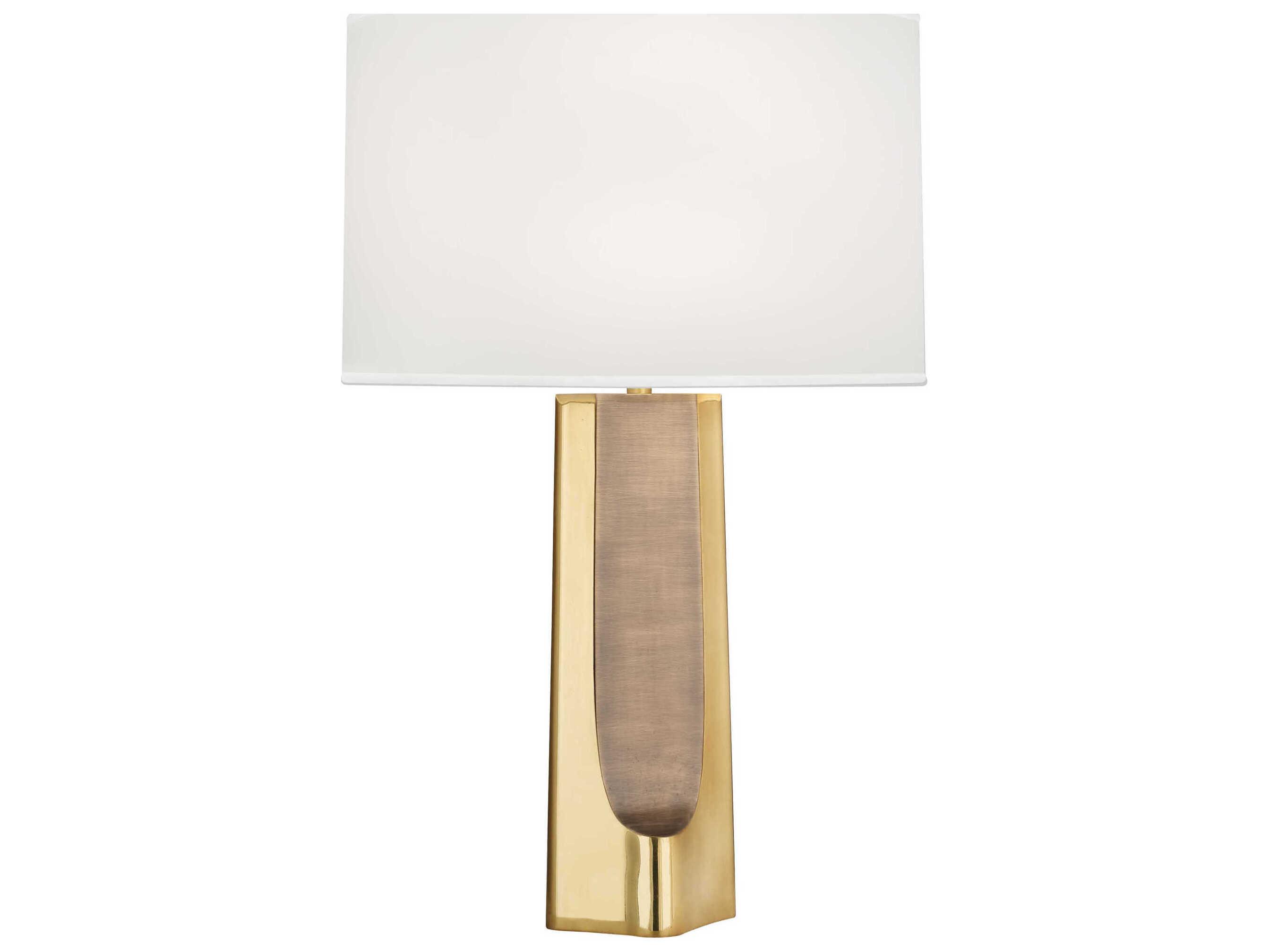 Robert Abbey Margeaux Modern Brass Matte Buffet Lamp