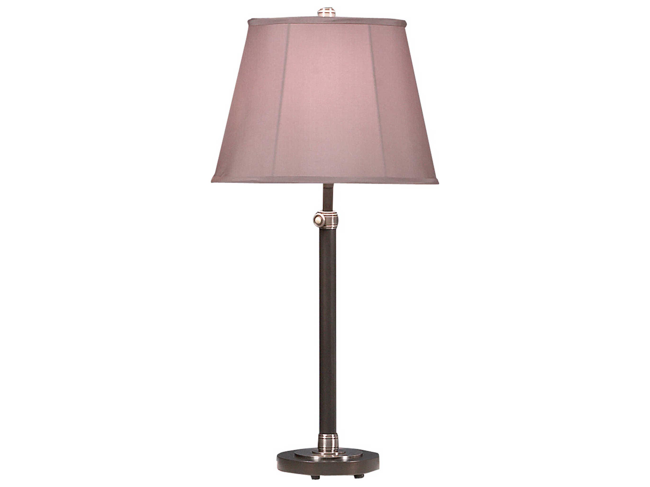 Robert Abbey Bruno Lead Bronze Ebonized Nickel Buffet Lamp