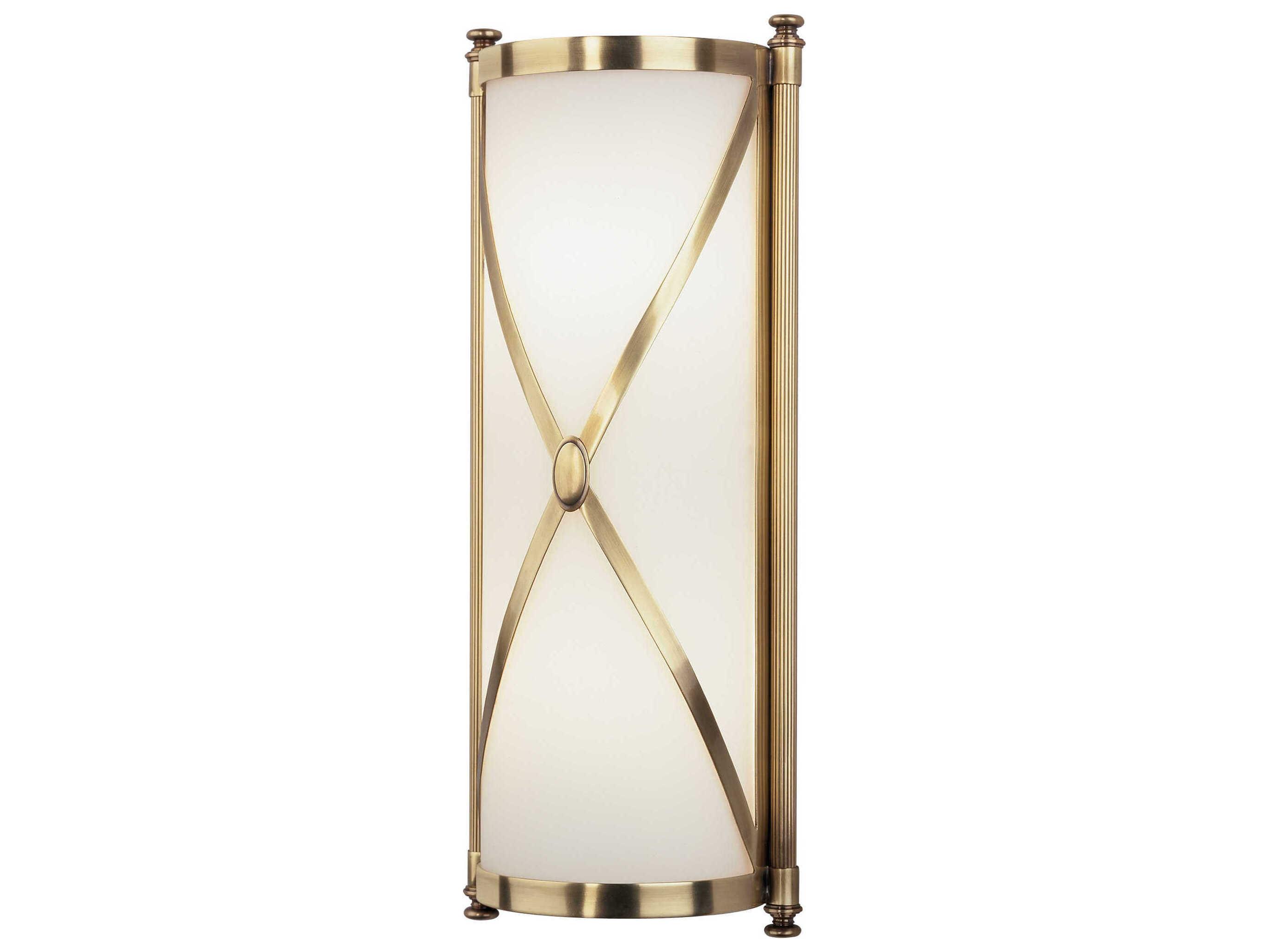 Robert Abbey Chase 2-Light Antique Brass Wall Sconce