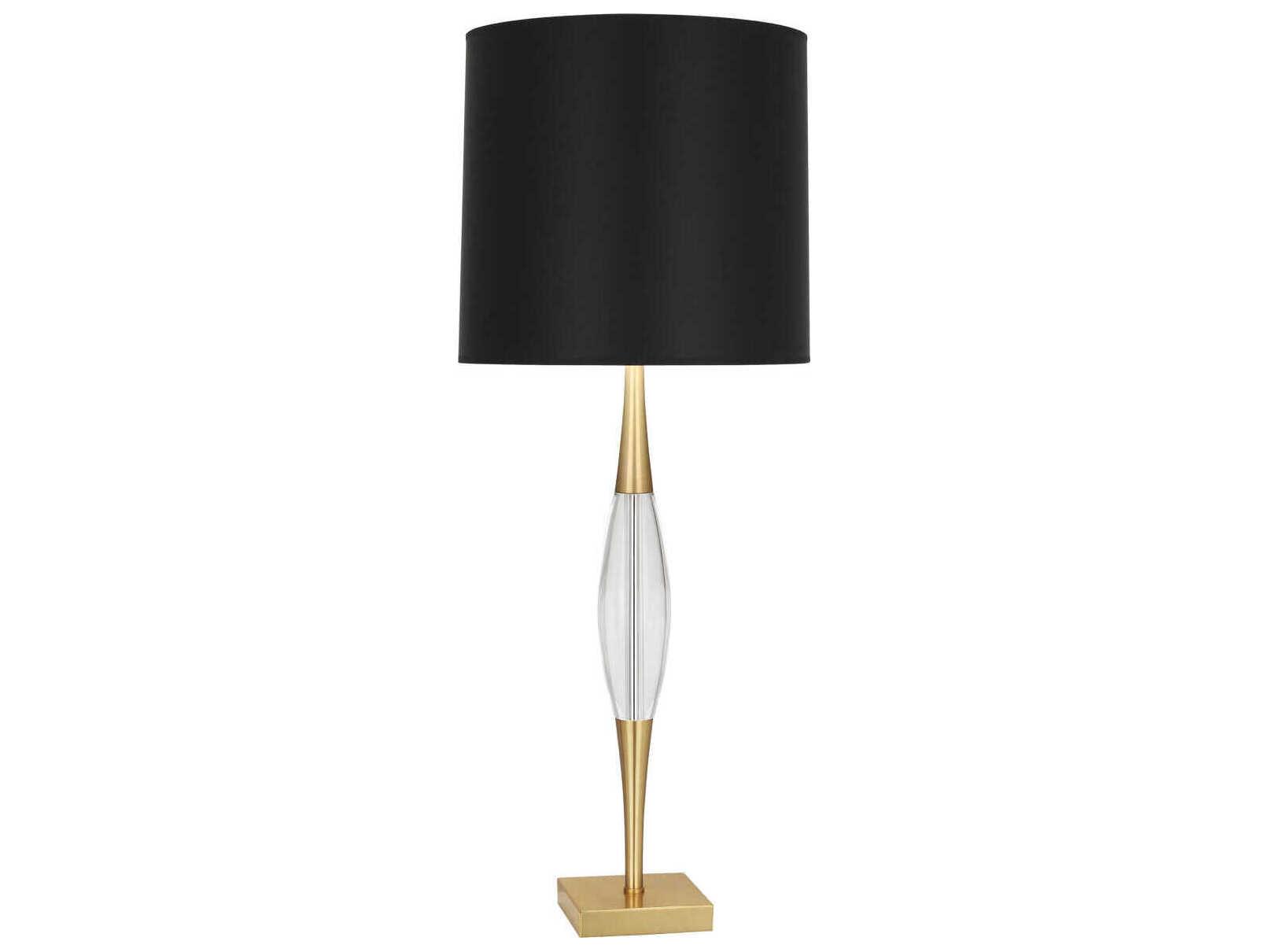 Robert Abbey Juno Modern Brass Clear Crystal Buffet Lamp