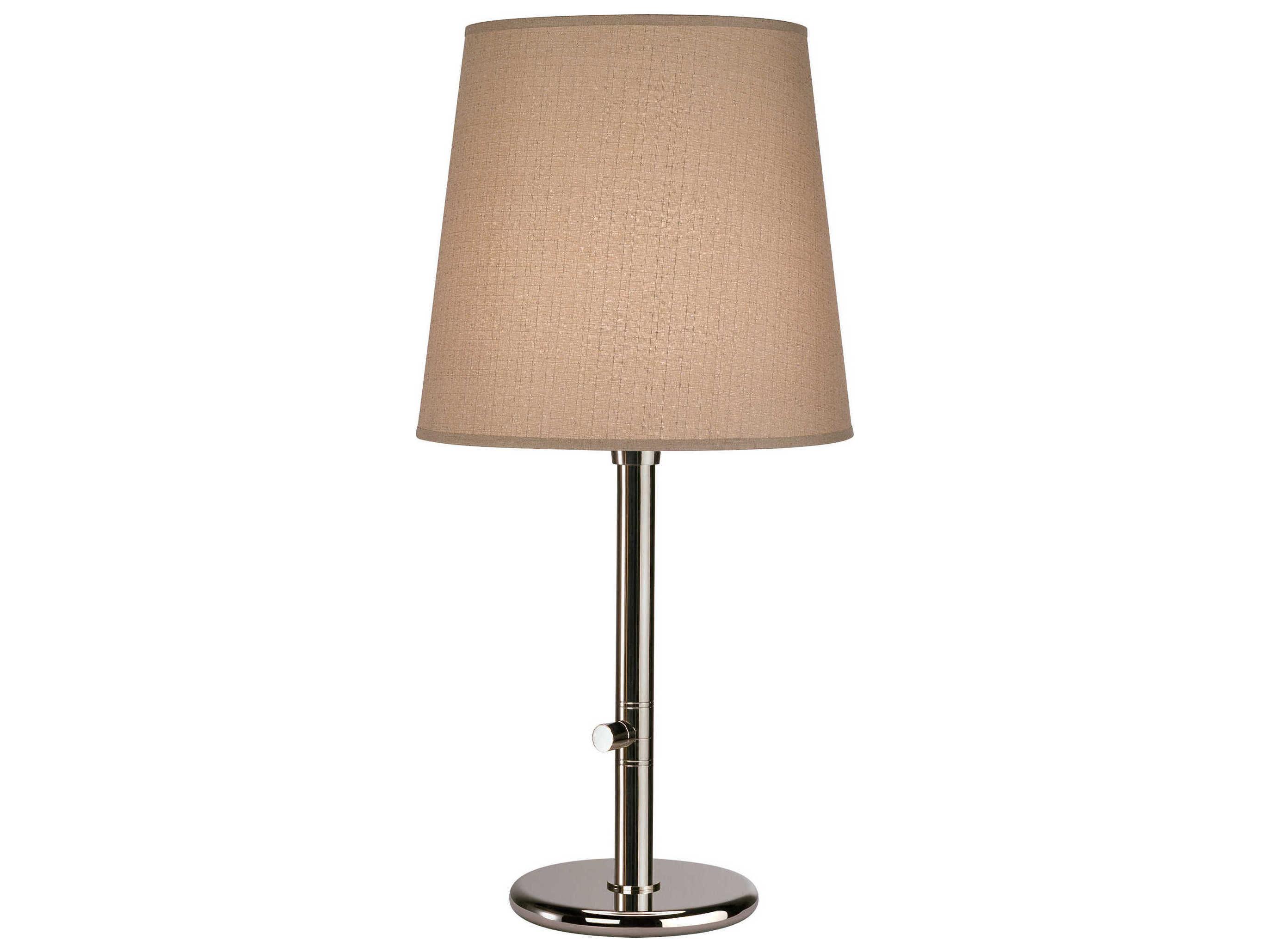 Robert Abbey Rico Espinet Buster Chica Polished Nickel Buffet Lamp
