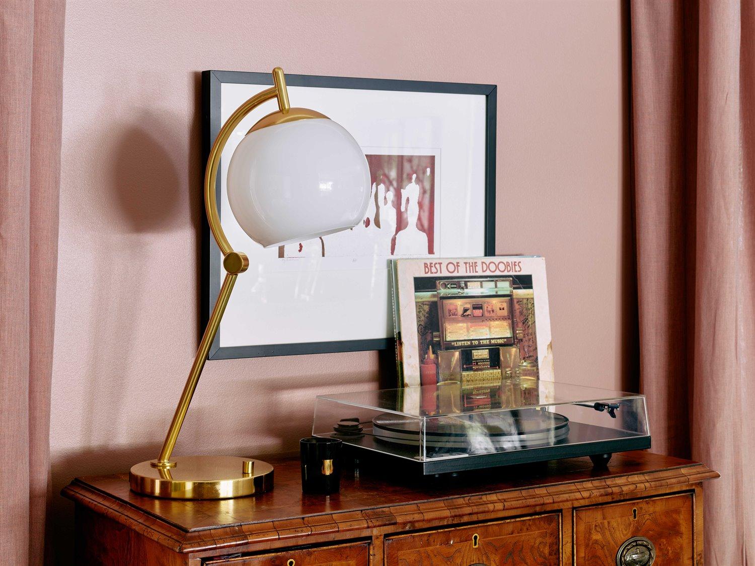 Robert Abbey Nova Modern Brass Desk Lamp