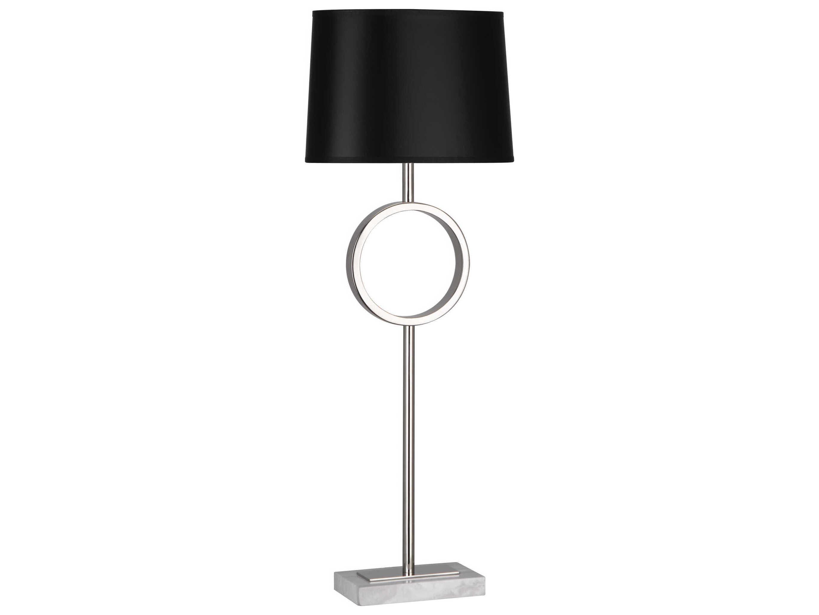 Robert Abbey Logan Polished Nickel Buffet Lamp