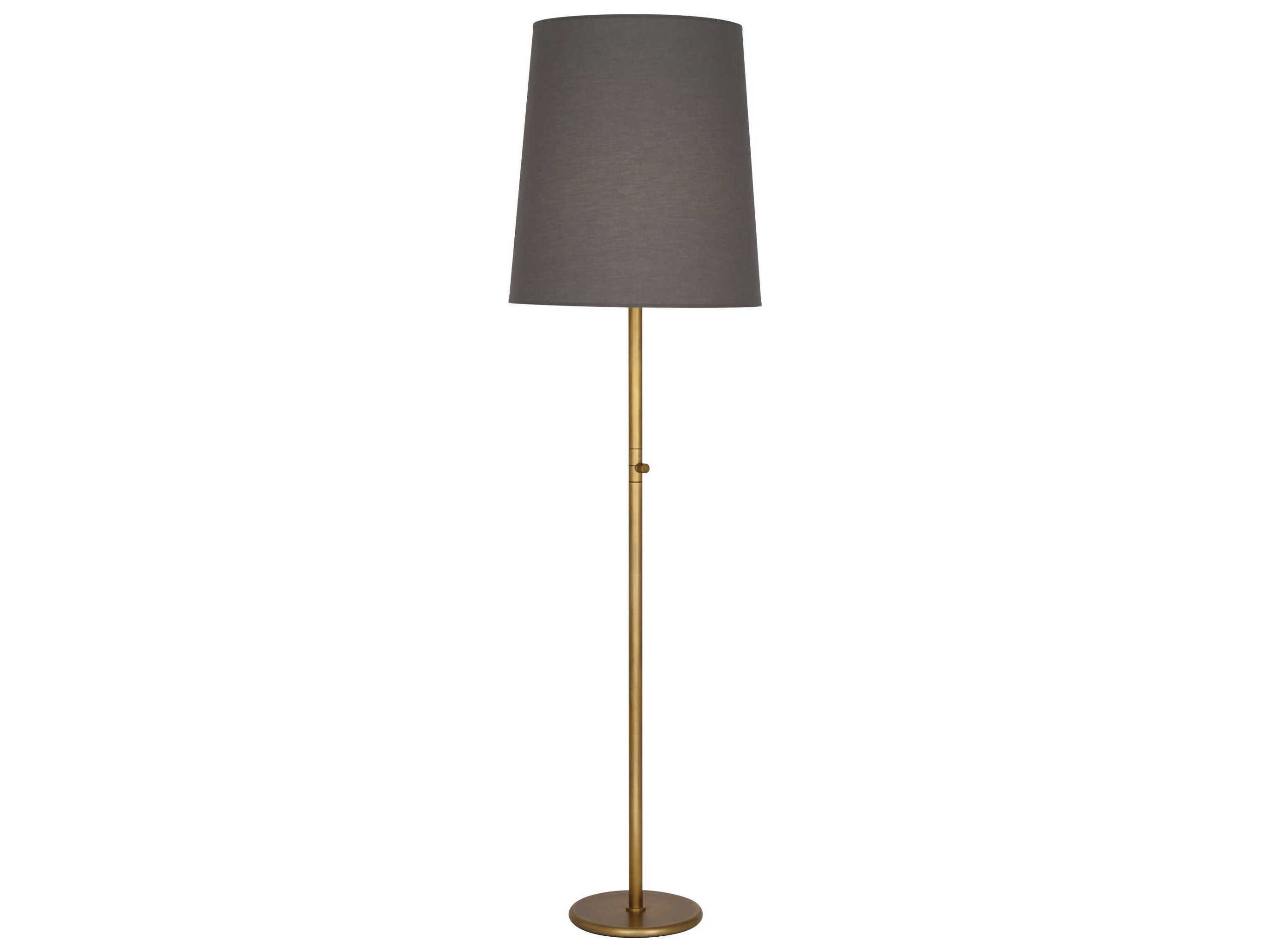 Robert Abbey Rico Espinet Buster Aged Brass Floor Lamp