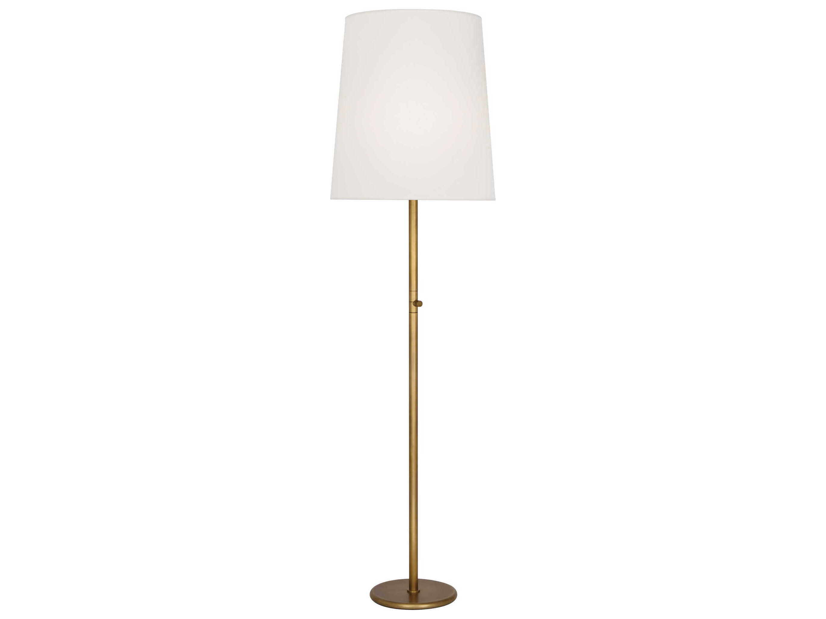 Robert Abbey Rico Espinet Buster Aged Brass Floor Lamp