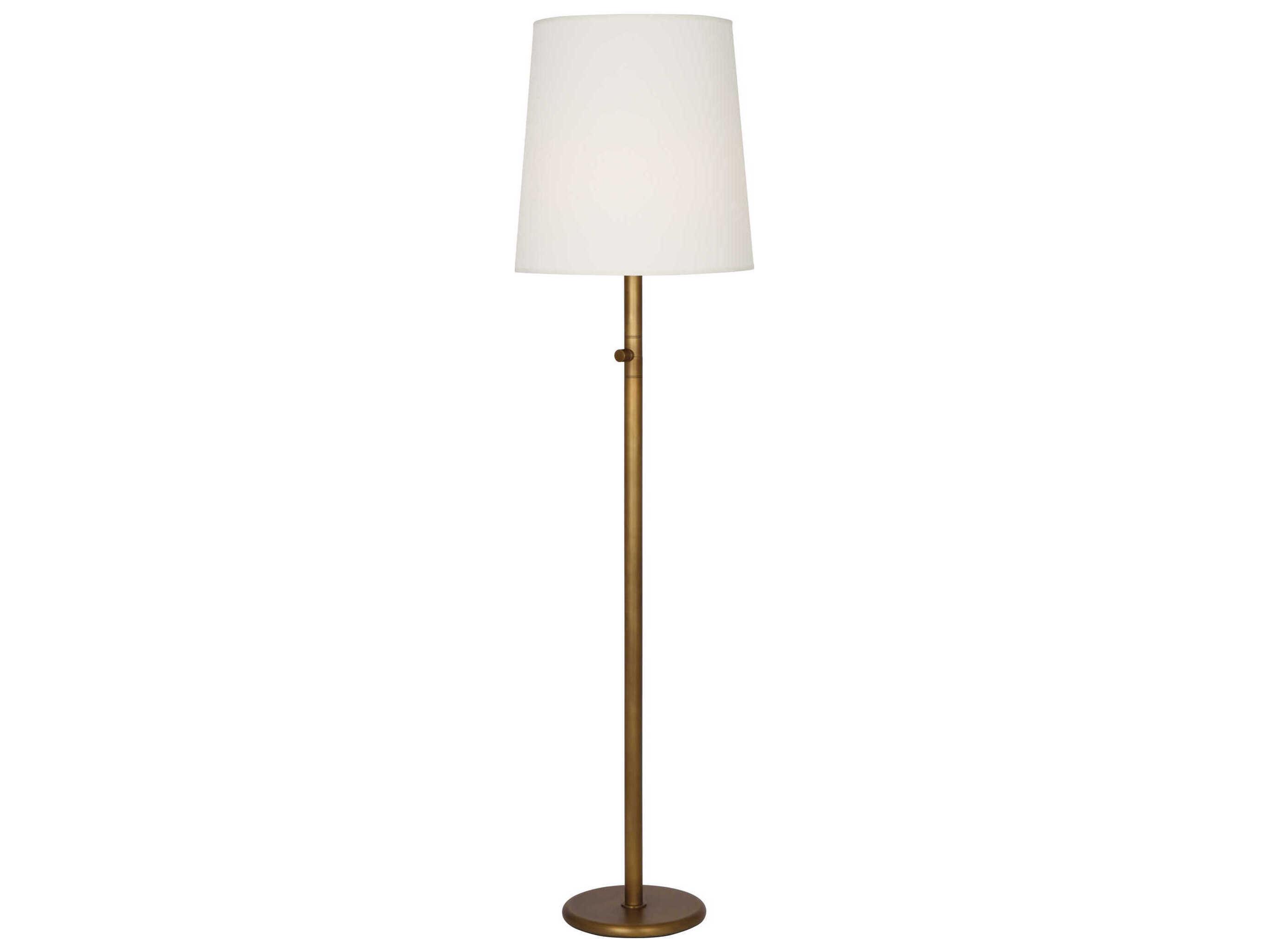 Robert Abbey Rico Espinet Buster Chica Aged Brass Floor Lamp