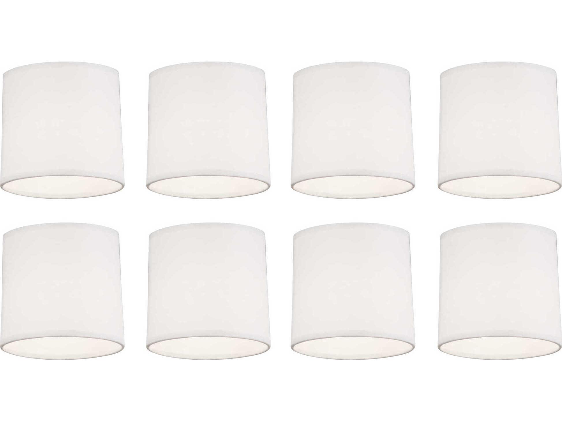 Robert Abbey Delany Oyster Linen Shade Set of 6