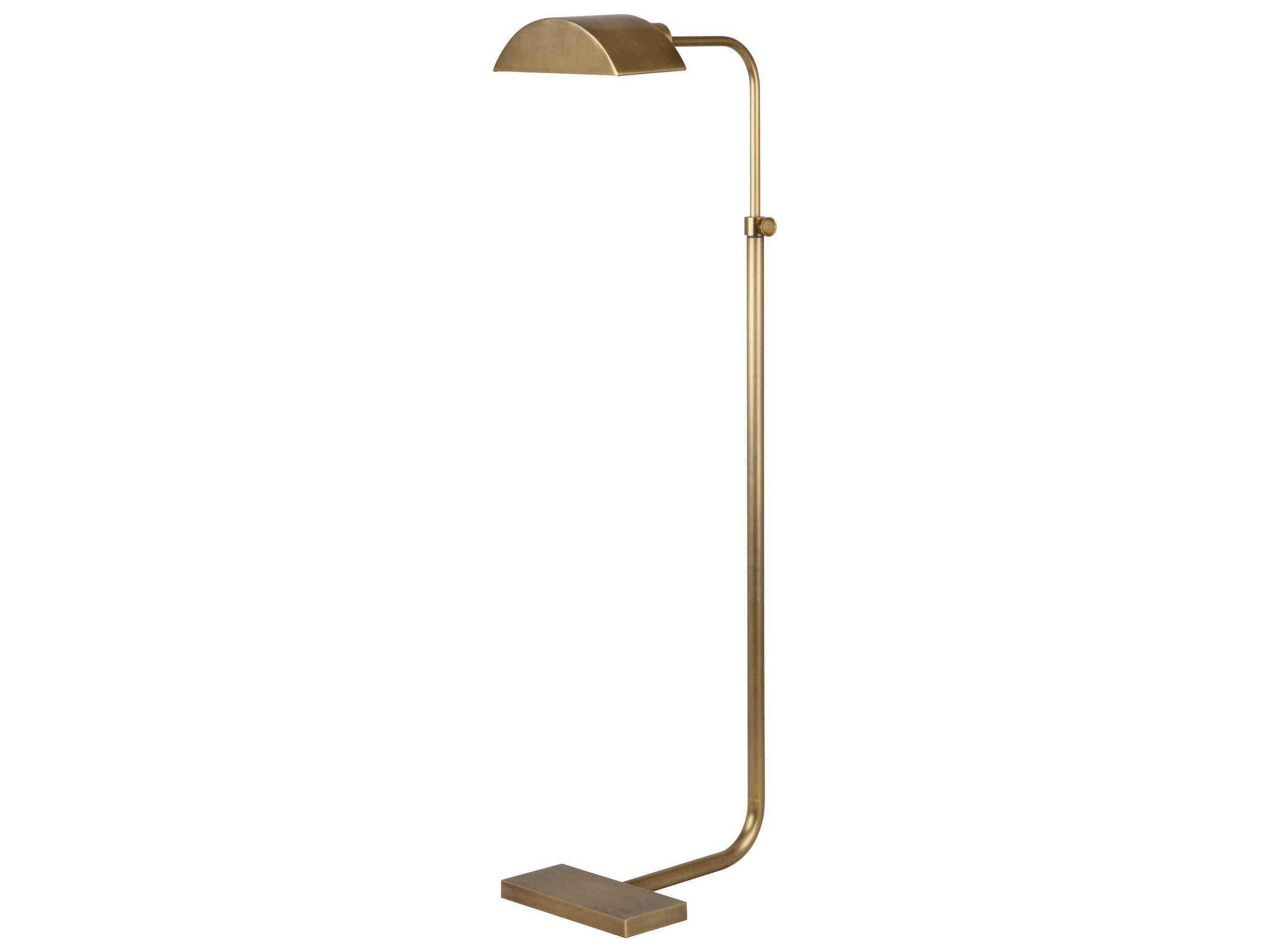 Robert Abbey Koleman Aged Brass Floor Lamp
