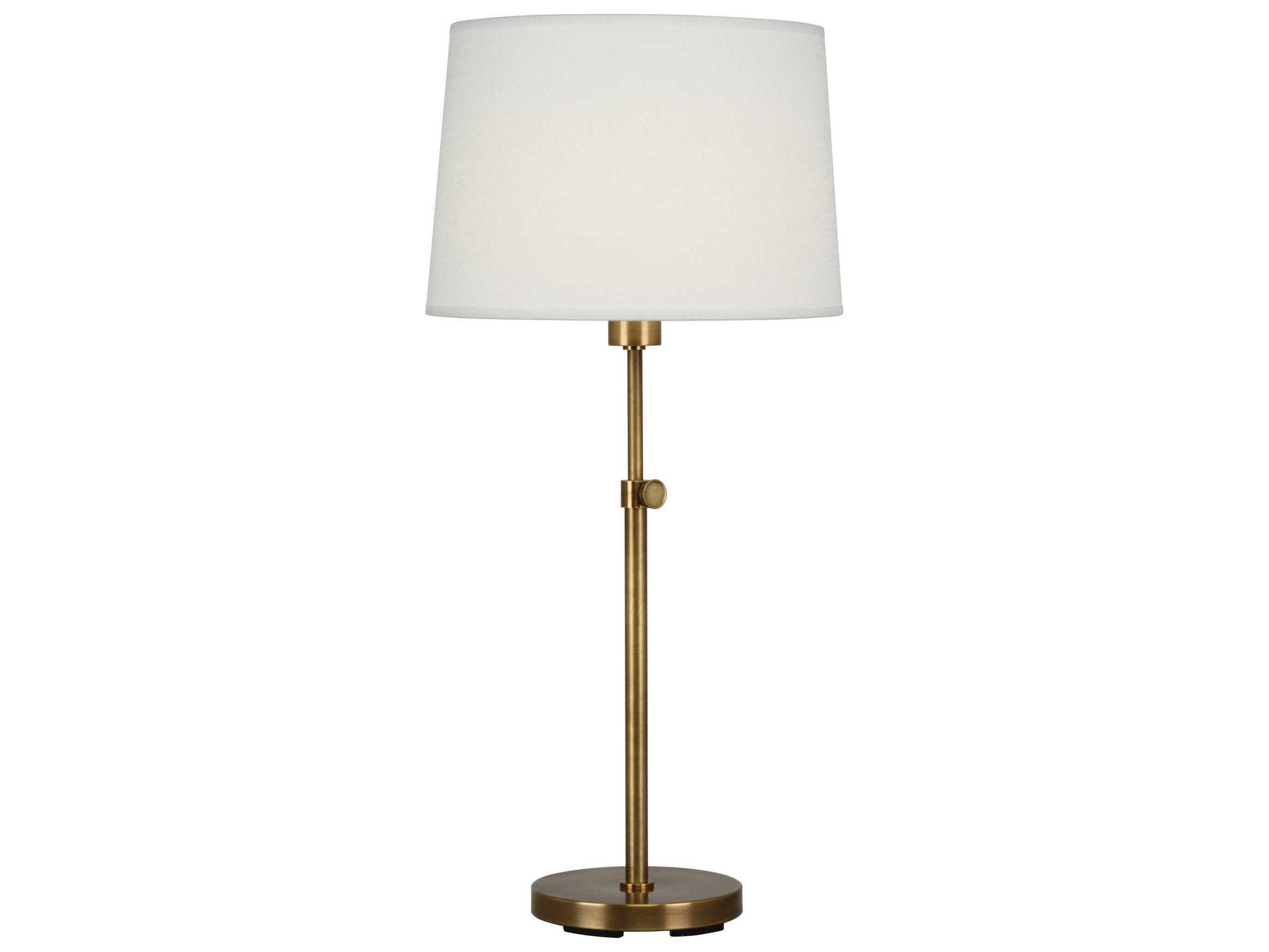 Robert Abbey Koleman Aged Brass Buffet Lamp