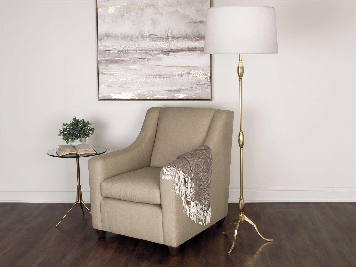 Robert Abbey Grace Modern Brass Floor Lamp