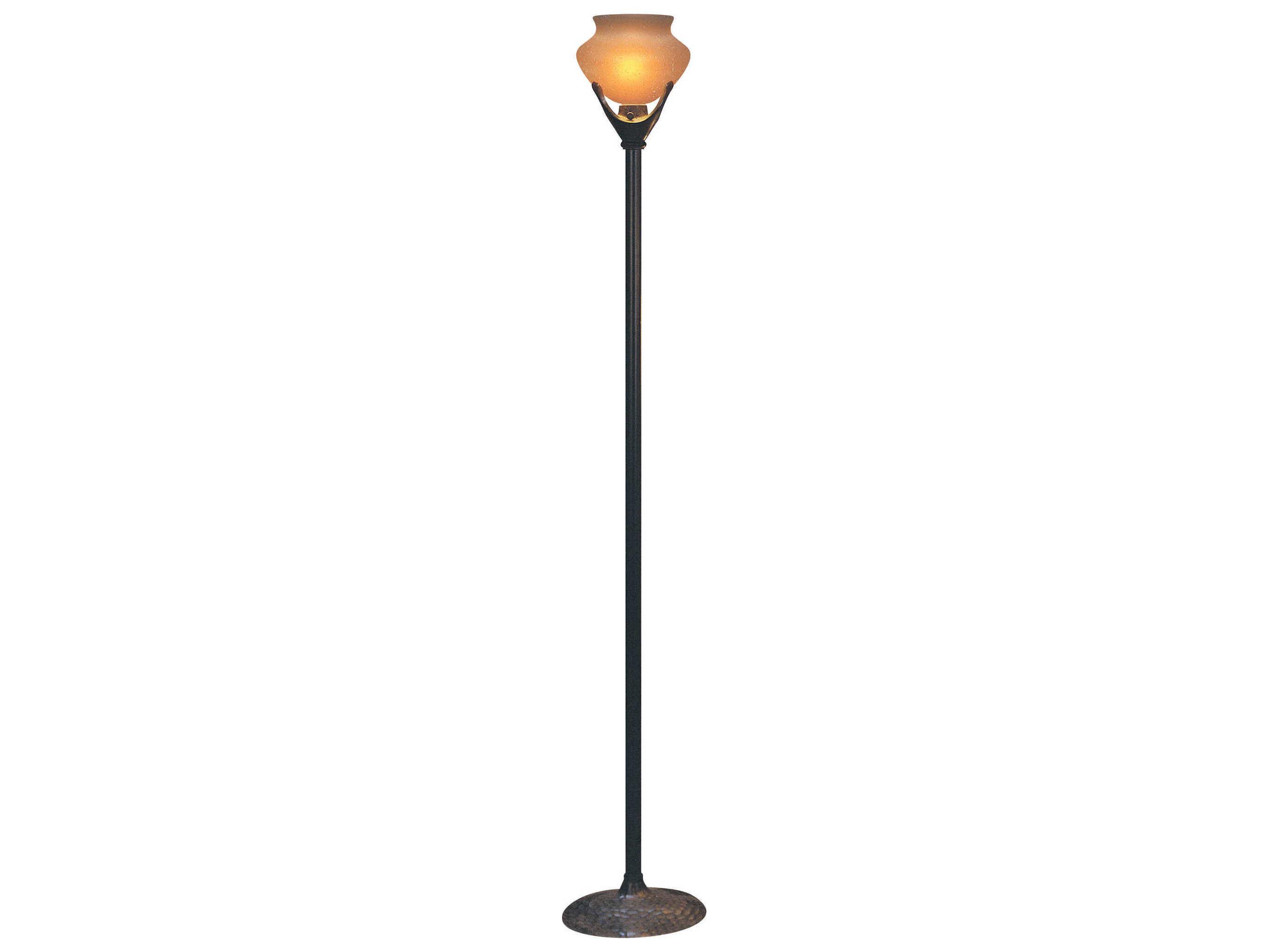 Robert Abbey Beaux Arts Antiqued Rust Bronze Floor Lamp