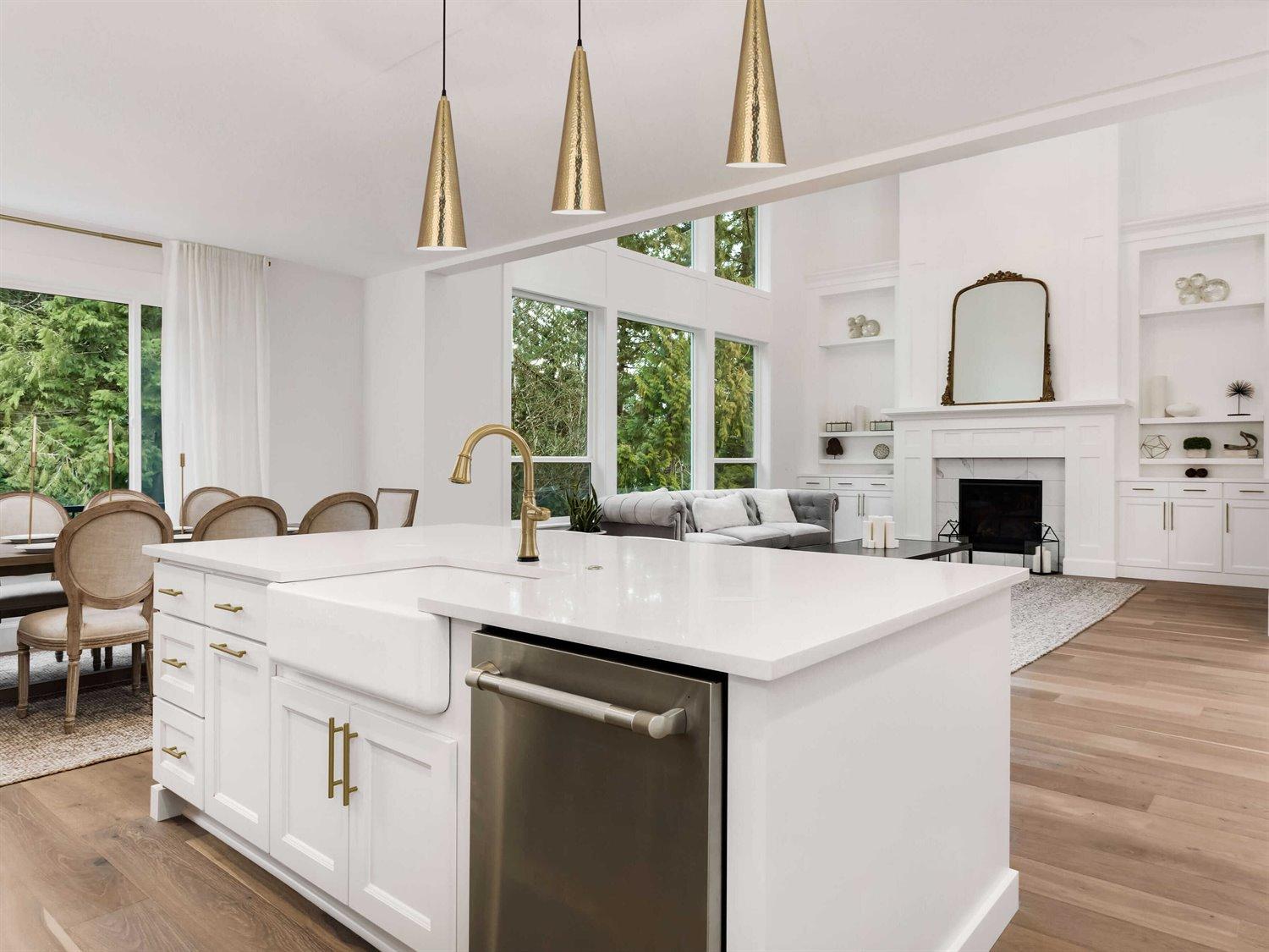 Robert Abbey Dal 1-Light Modern Brass Mini Pendant