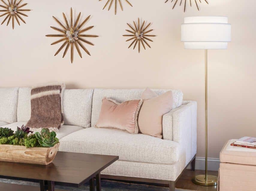 Robert Abbey Decker White Floor Lamp