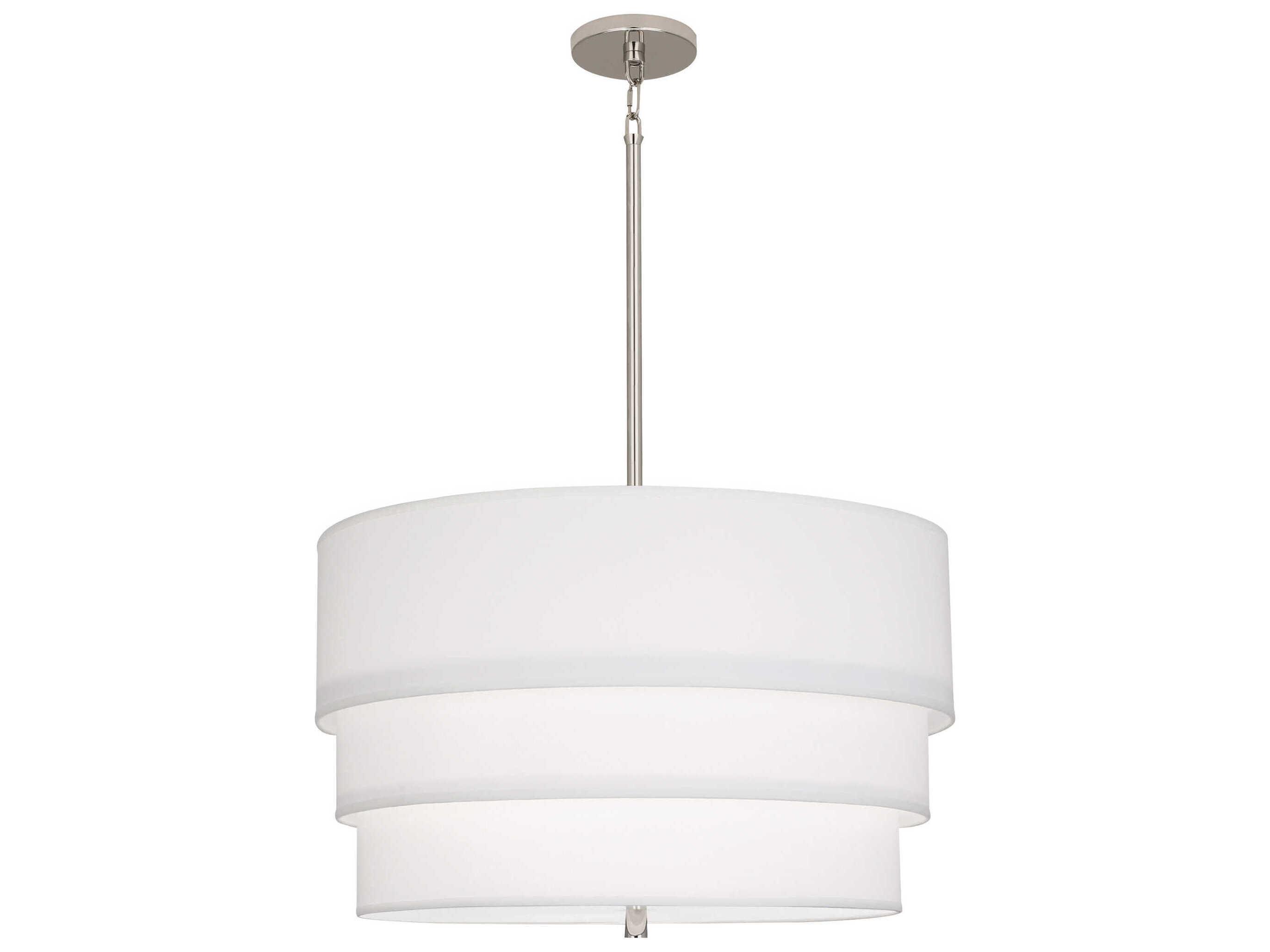 Robert Abbey Decker 3-Light Ascot White Pendant