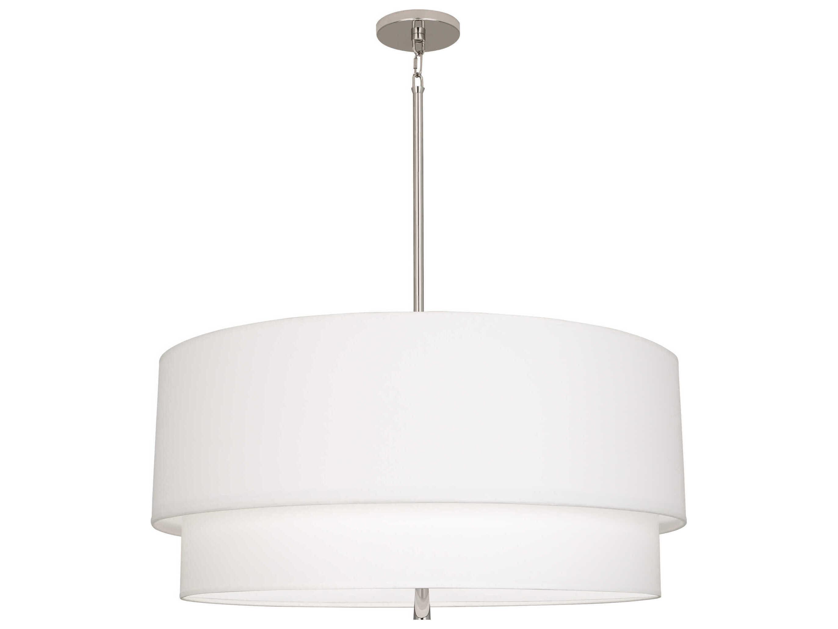 Robert Abbey Decker 3-Light Ascot White Pendant