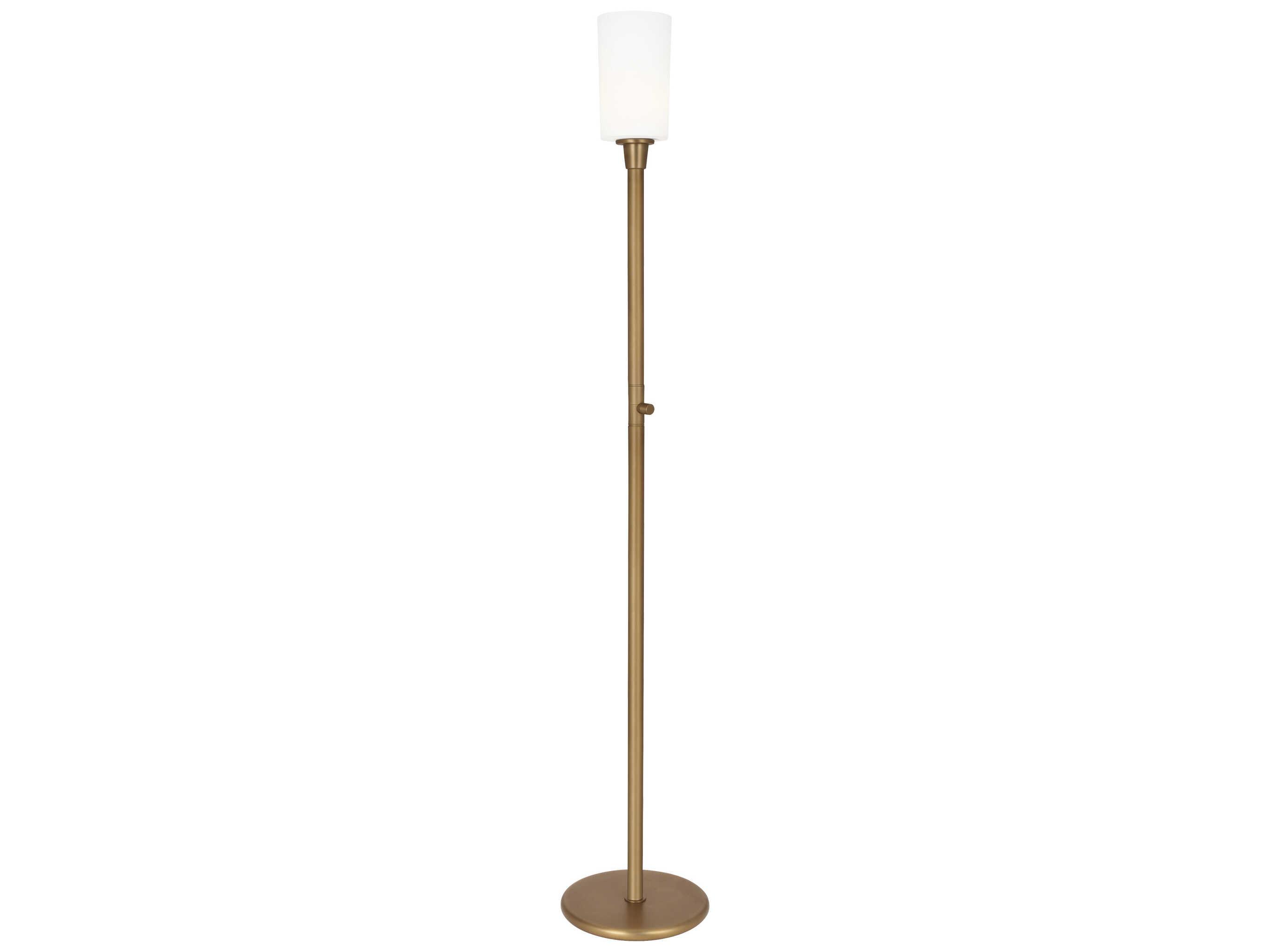 Robert Abbey Rico Espinet Nina Aged Brass Floor Lamp