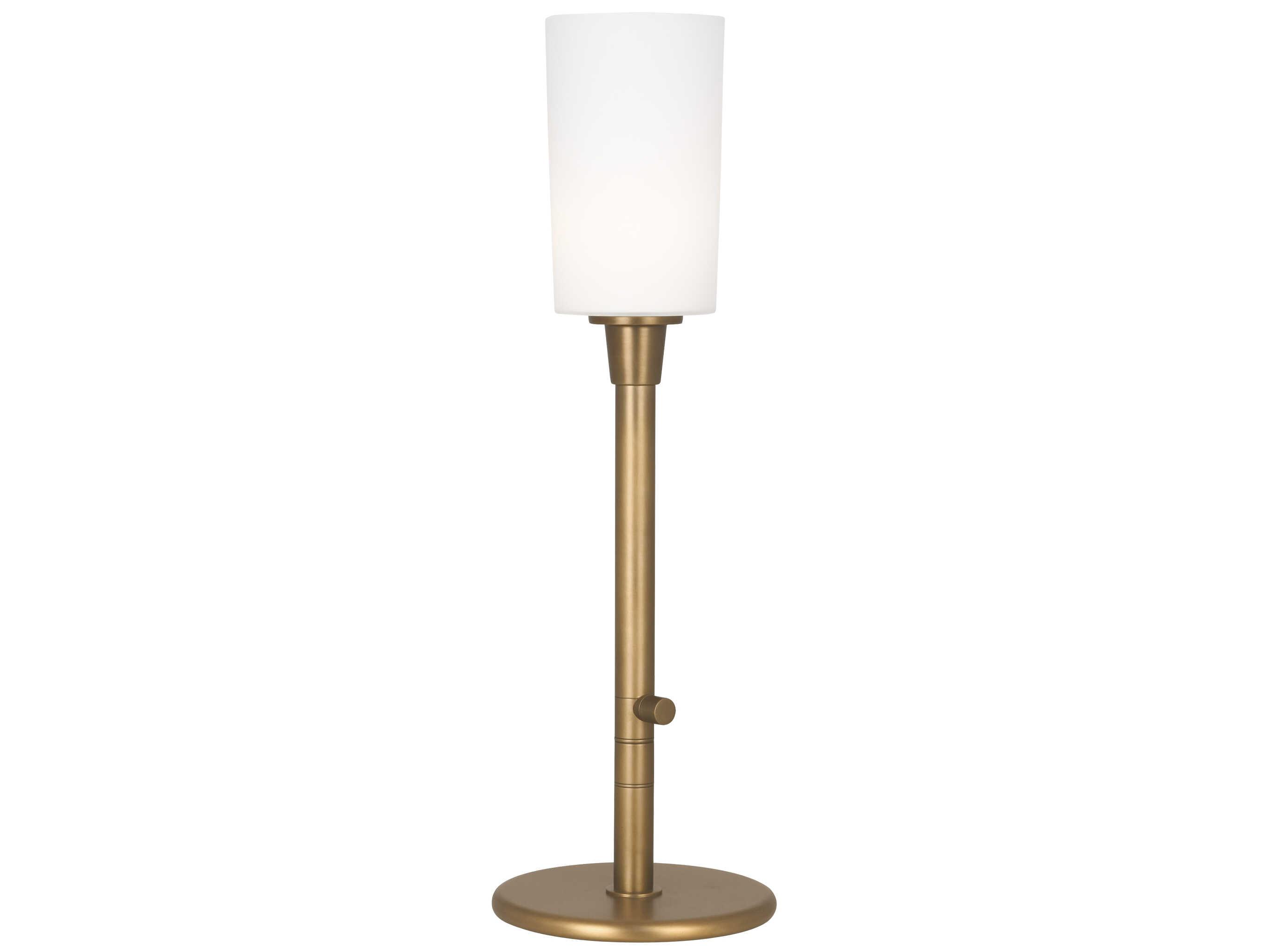 Robert Abbey Rico Espinet Nina Aged Brass Buffet Lamp