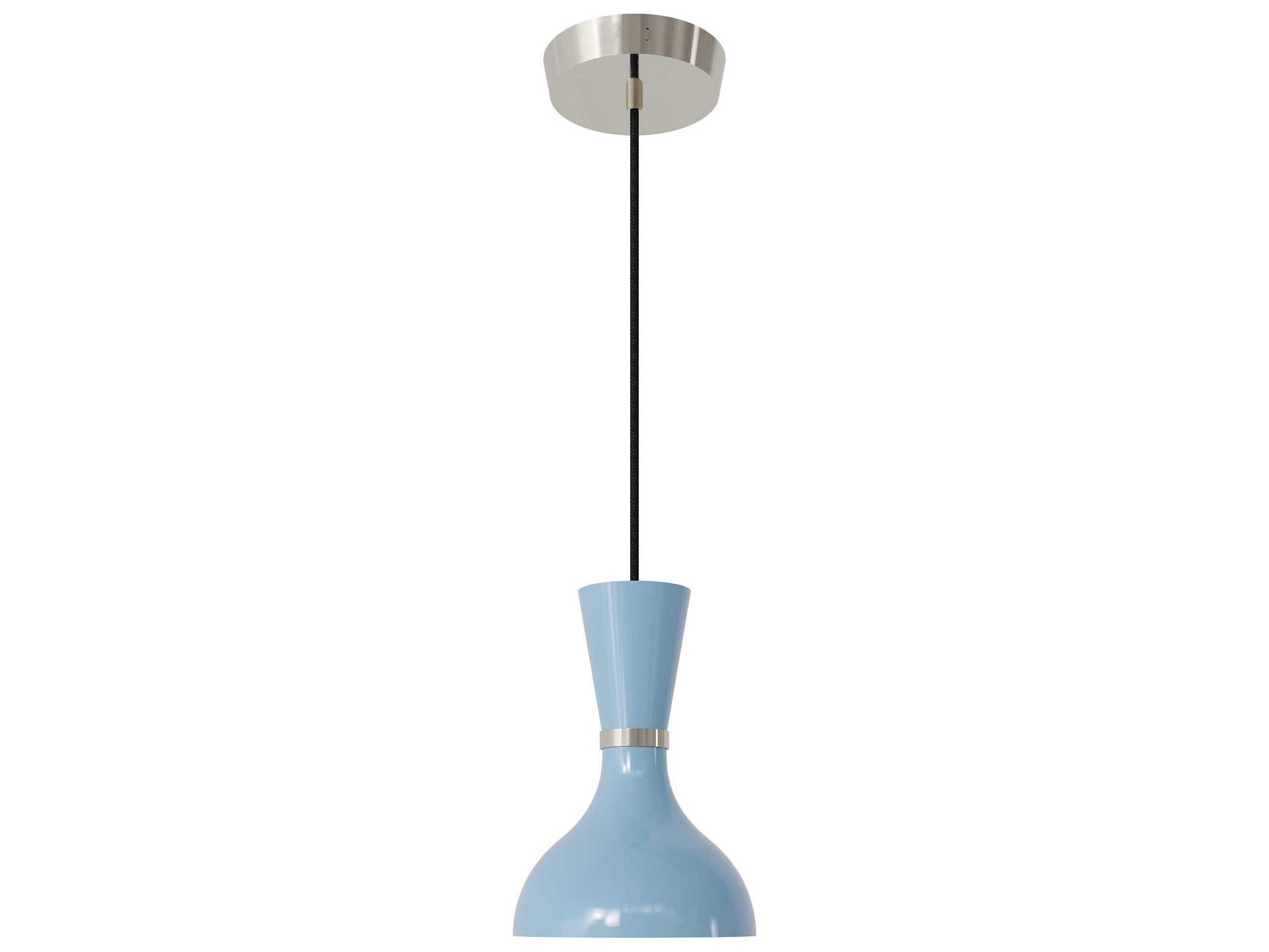 Robert Abbey Clare 1-Light Baby Blue Mini Pendant
