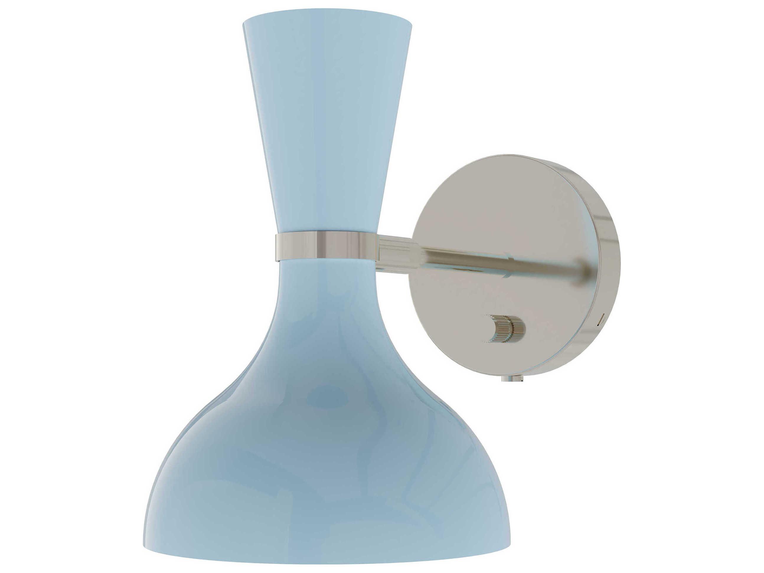 Robert Abbey Clare 1-Light Baby Blue Wall Sconce