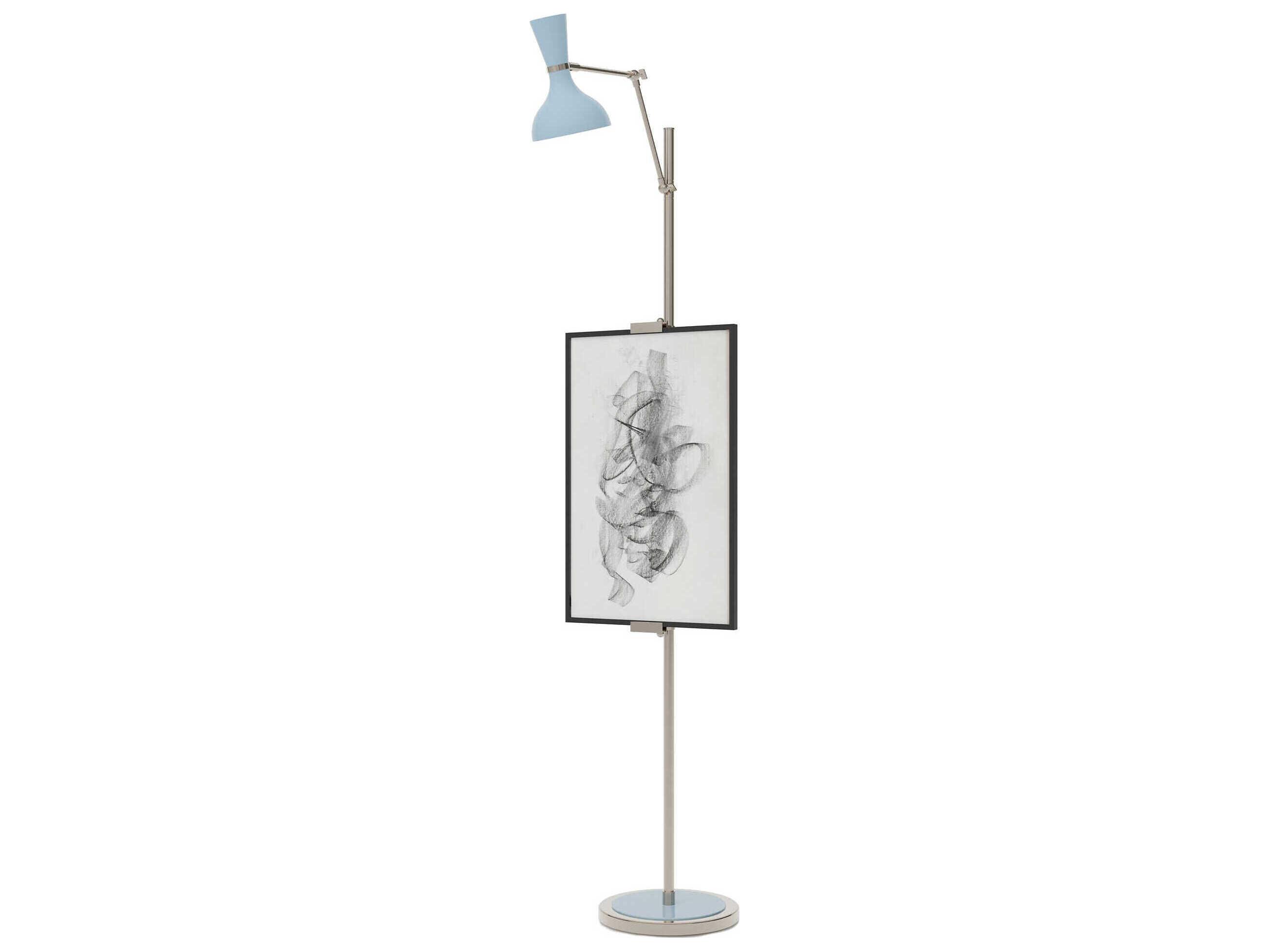 Robert Abbey Clare Baby Blue Floor Lamp