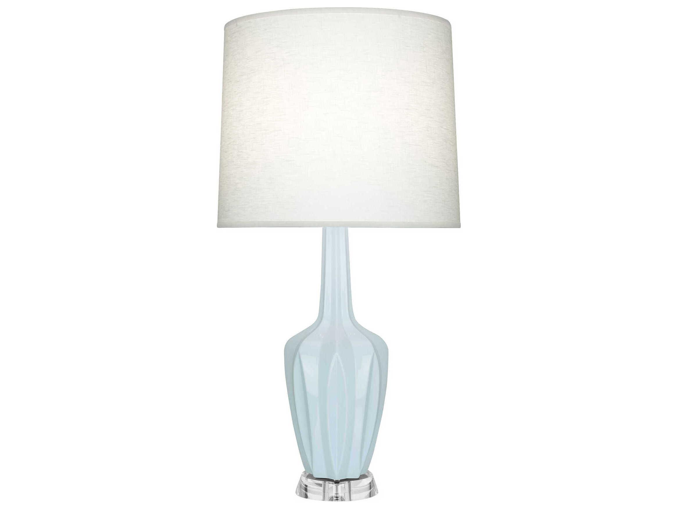 Robert Abbey Emma Baby Blue Glazed Buffet Lamp