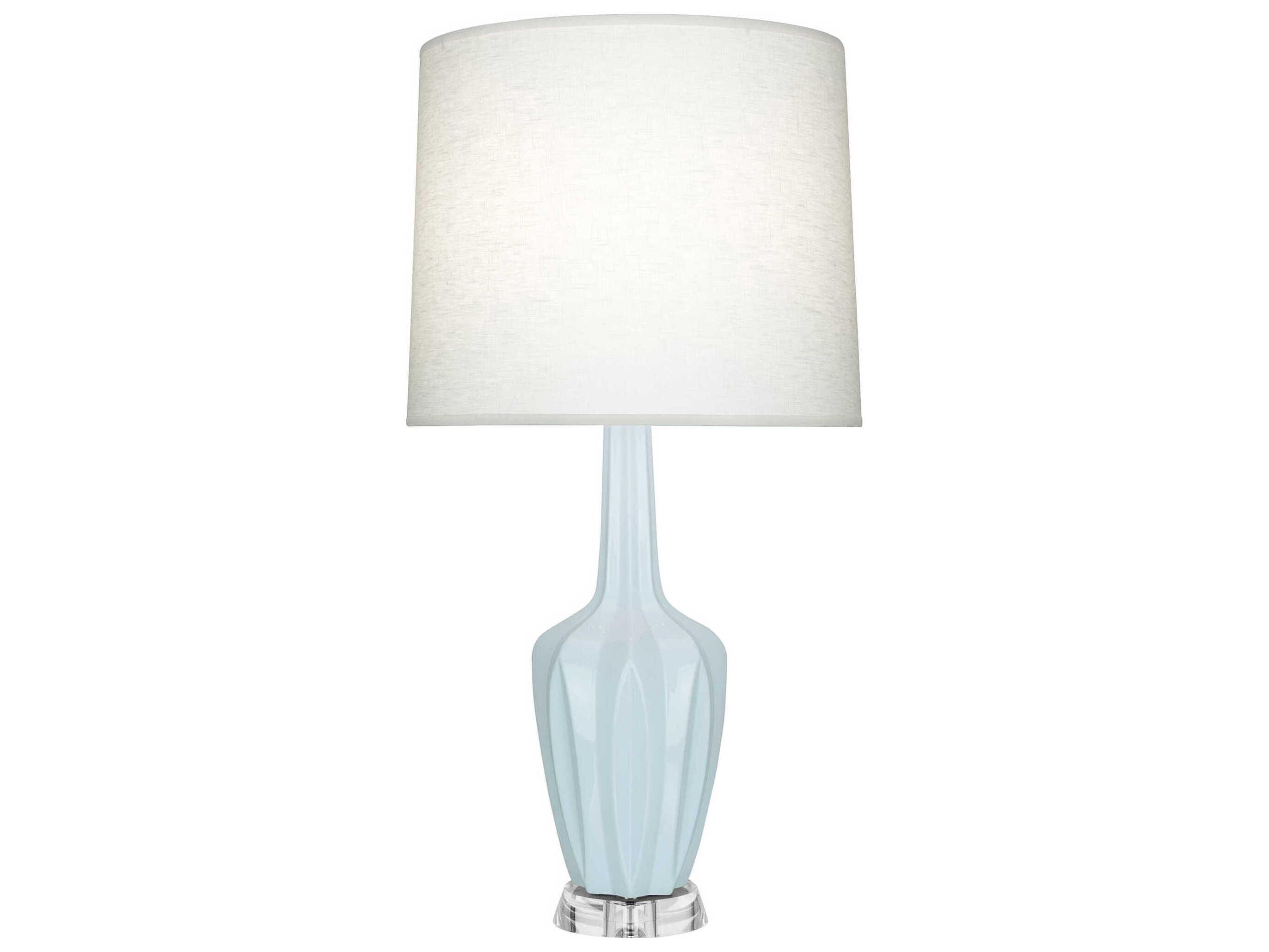 Robert Abbey Emma Baby Blue Glazed Buffet Lamp