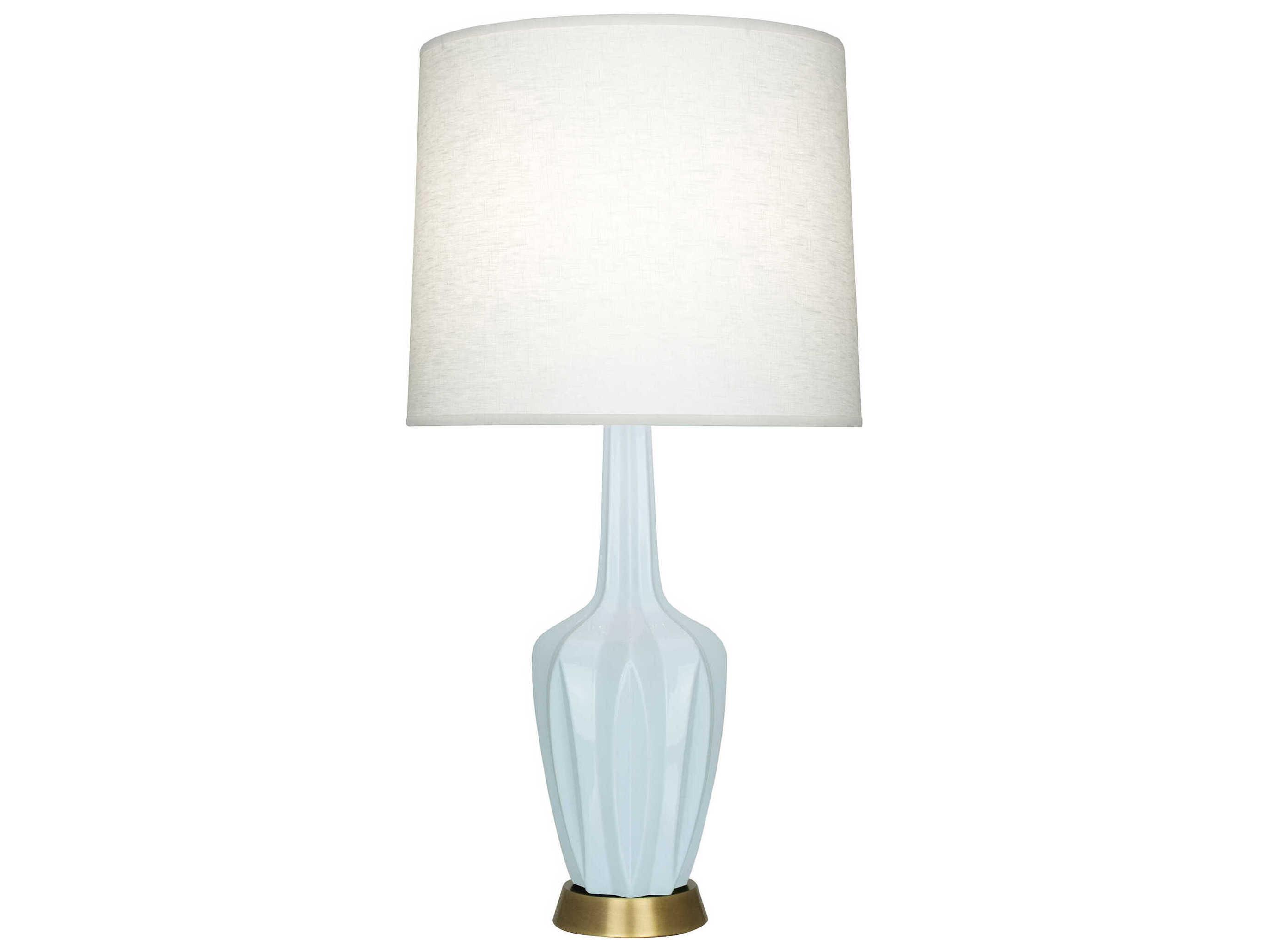Robert Abbey Emma Baby Blue Glazed Buffet Lamp