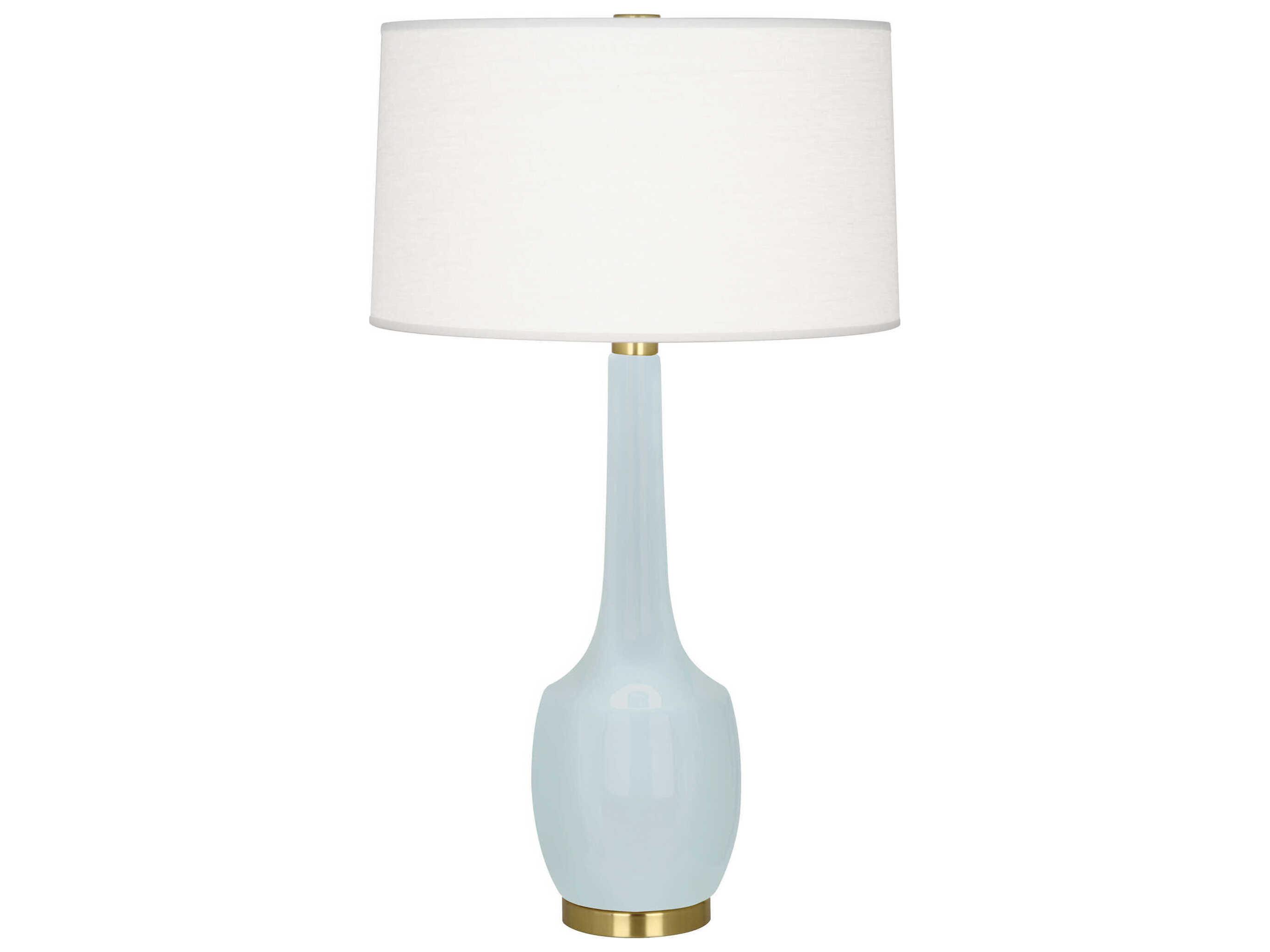 Robert Abbey Delilah Baby Blue Glazed Buffet Lamp