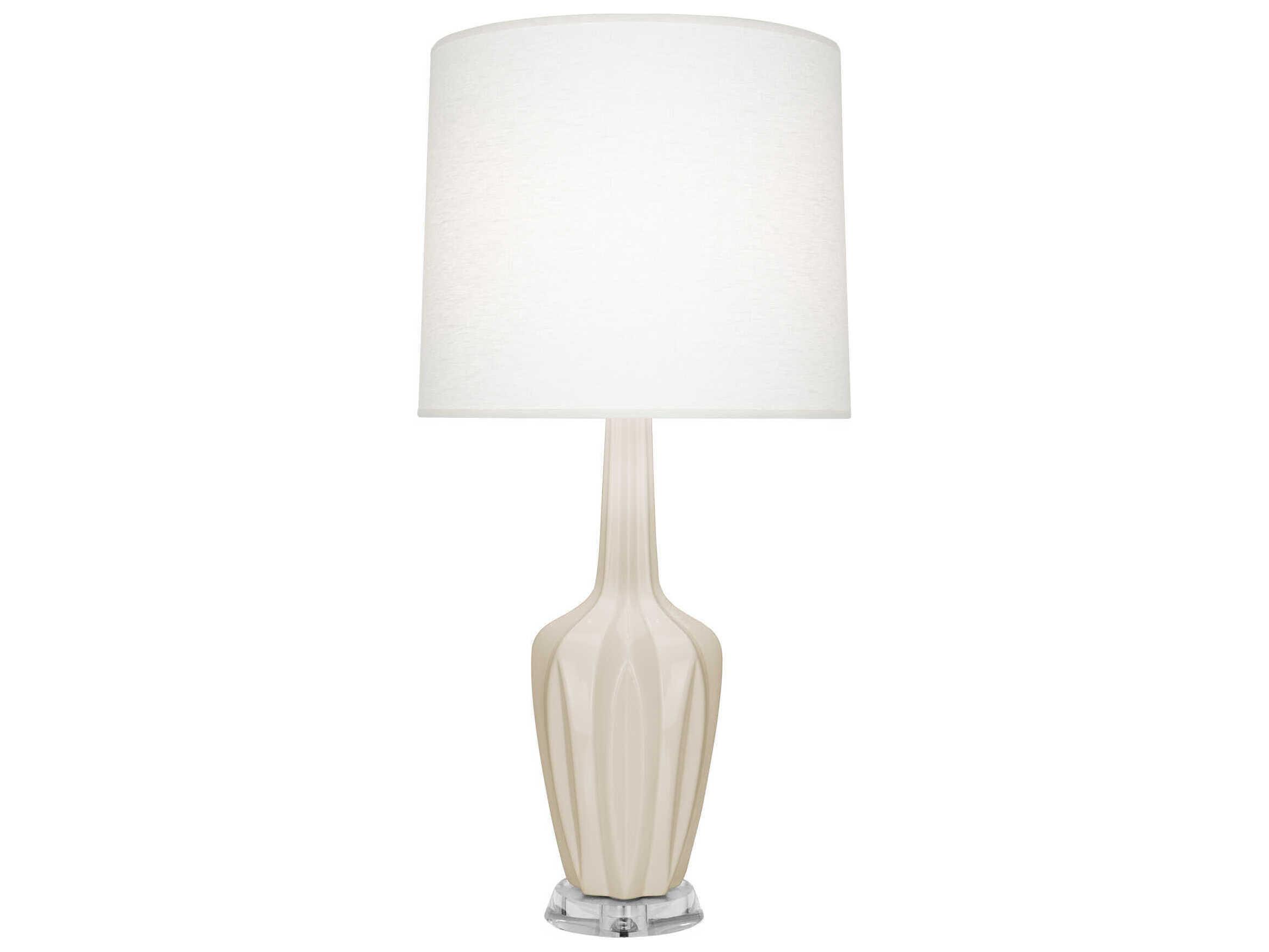Robert Abbey Emma Bone Glazed Off White Buffet Lamp