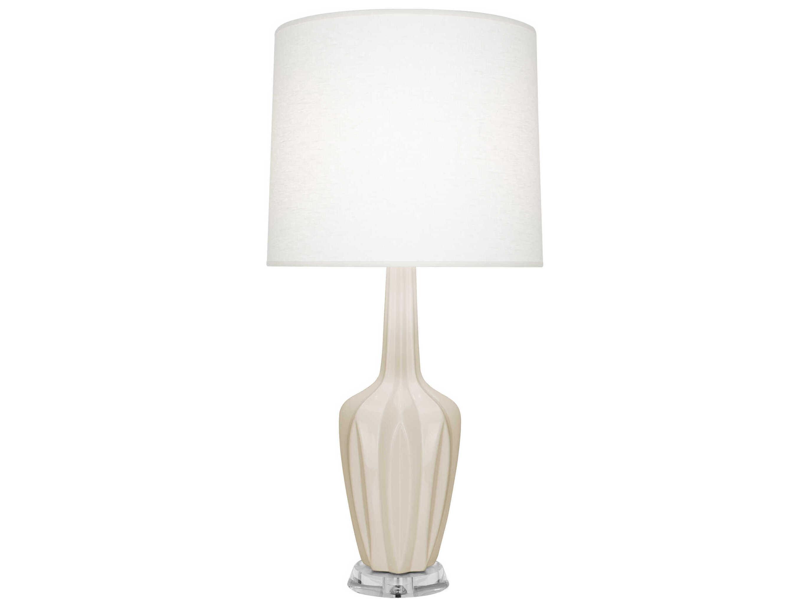 Robert Abbey Emma Bone Glazed Off White Buffet Lamp