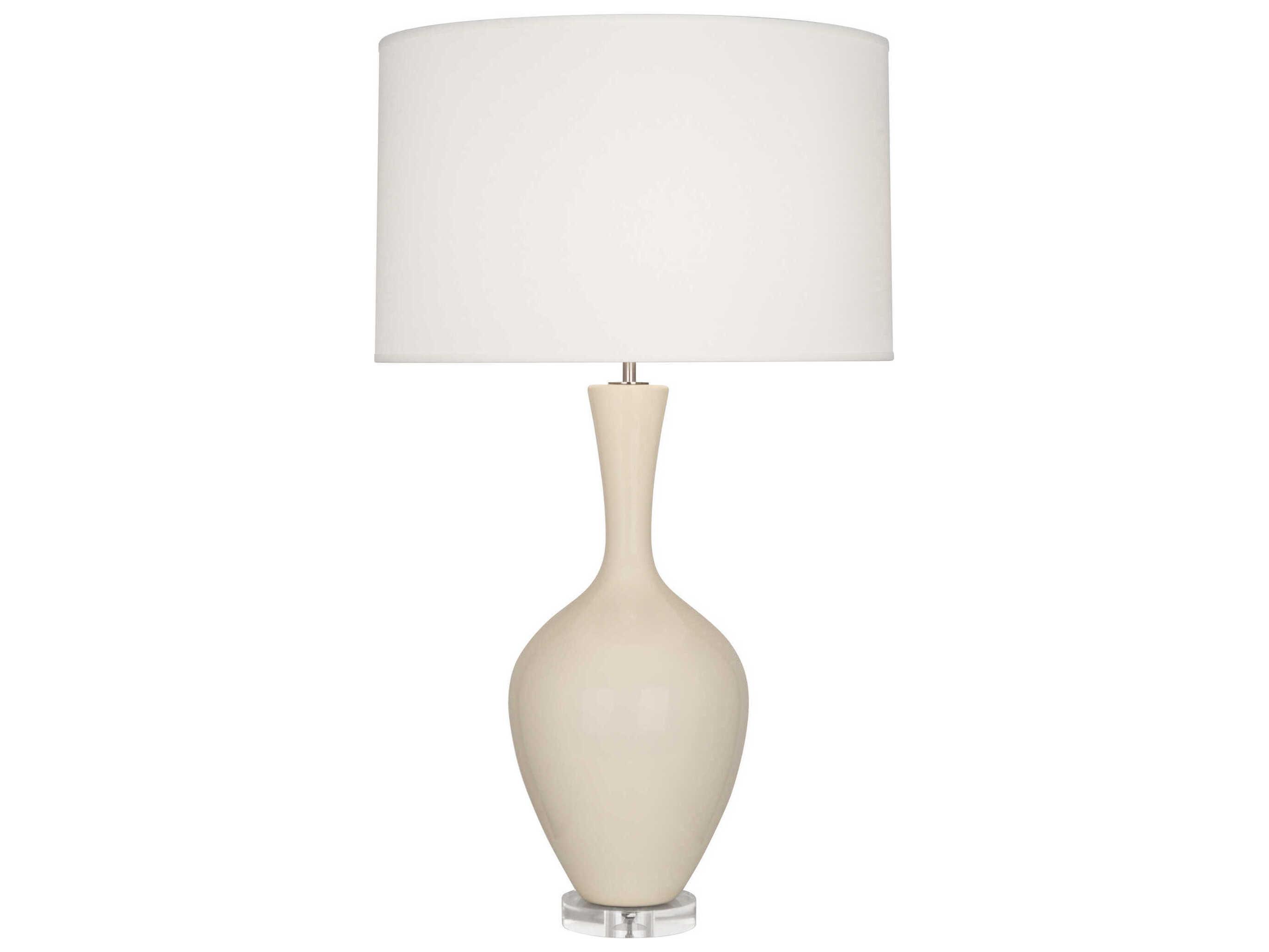 Robert Abbey Audrey Bone Glazed Off White Buffet Lamp