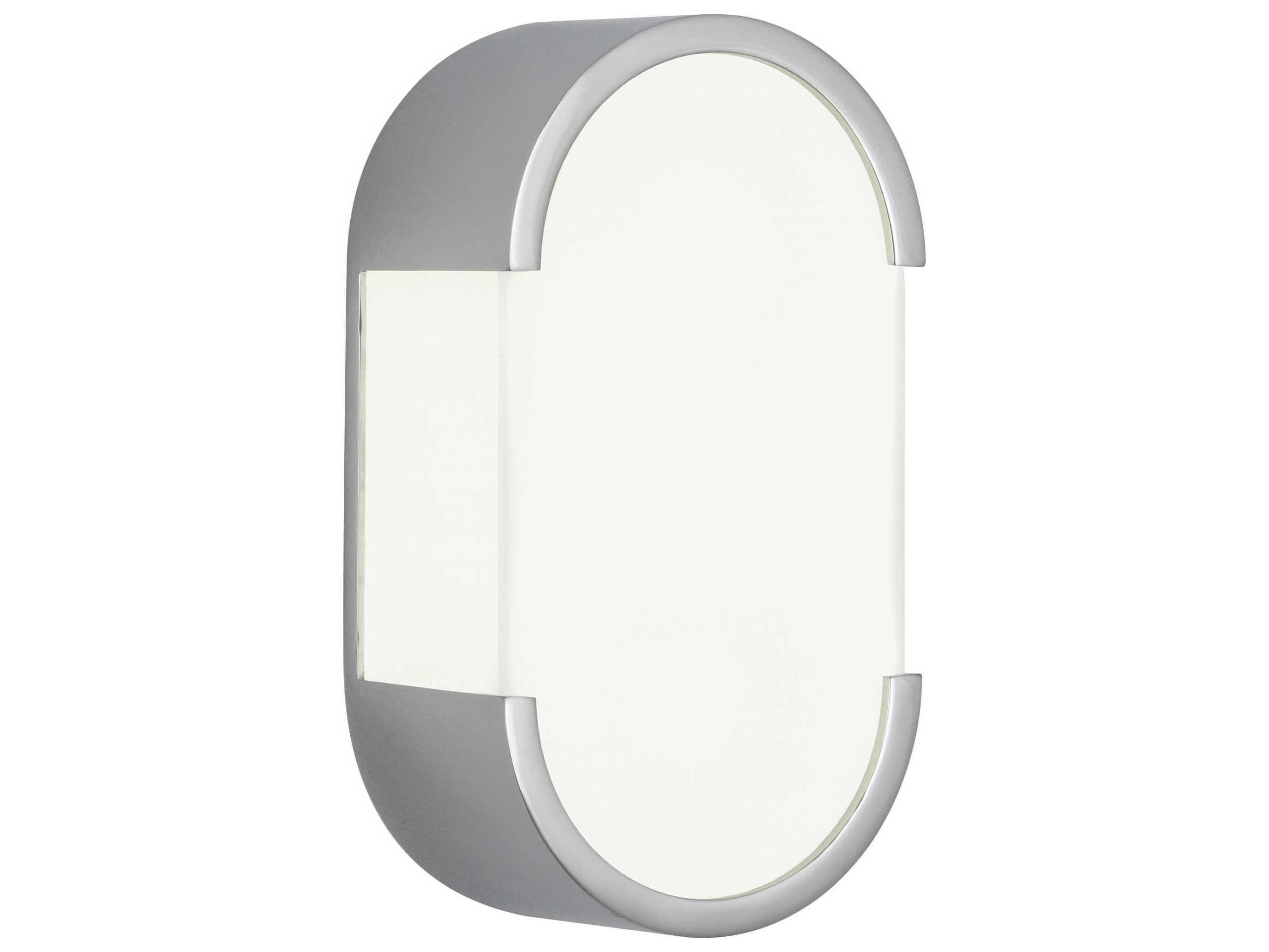 Robert Abbey Bryce 2-Light Polished Chrome Wall Sconce