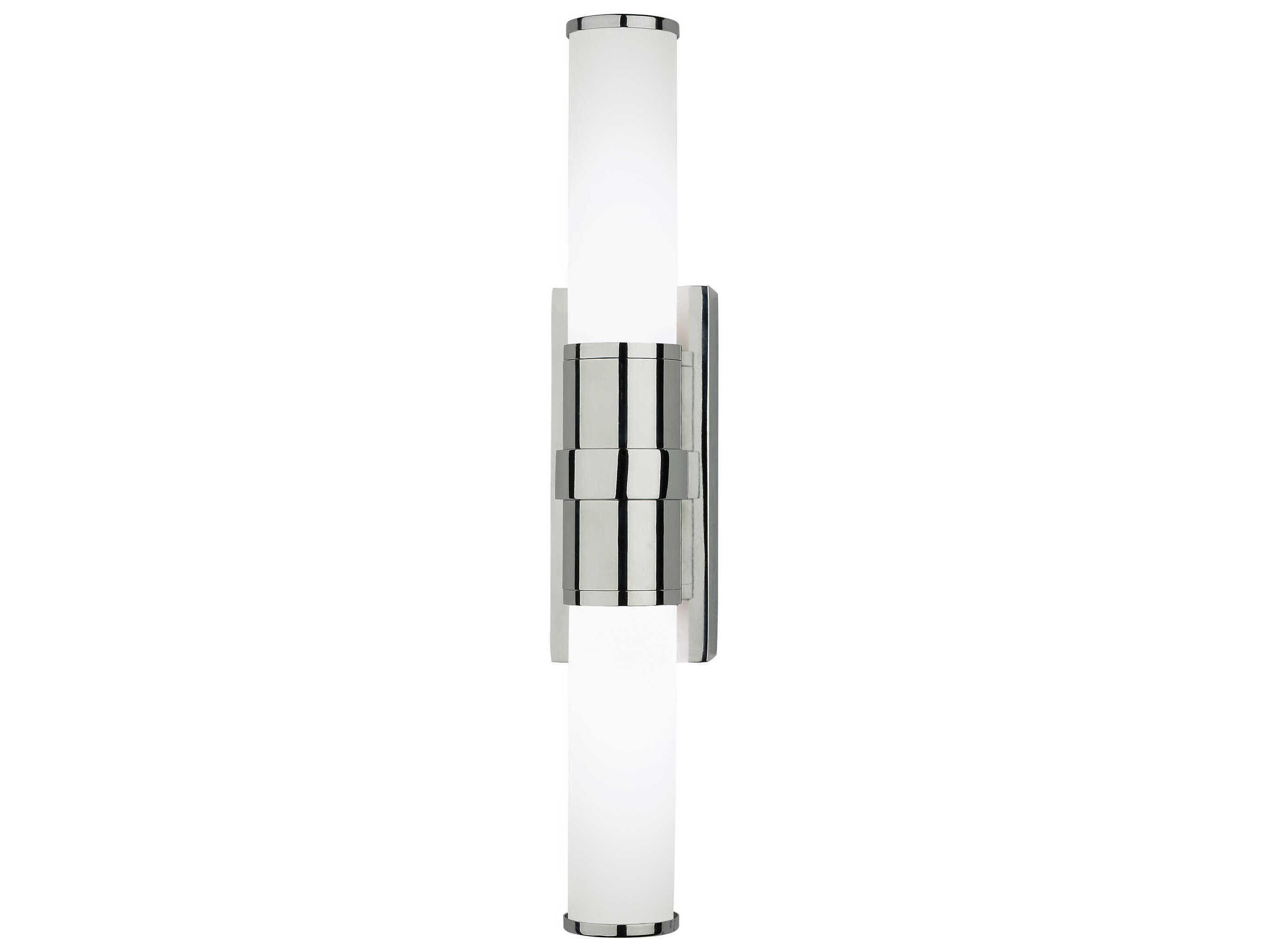 Robert Abbey Roderick 2-Light Polished Chrome Wall Sconce