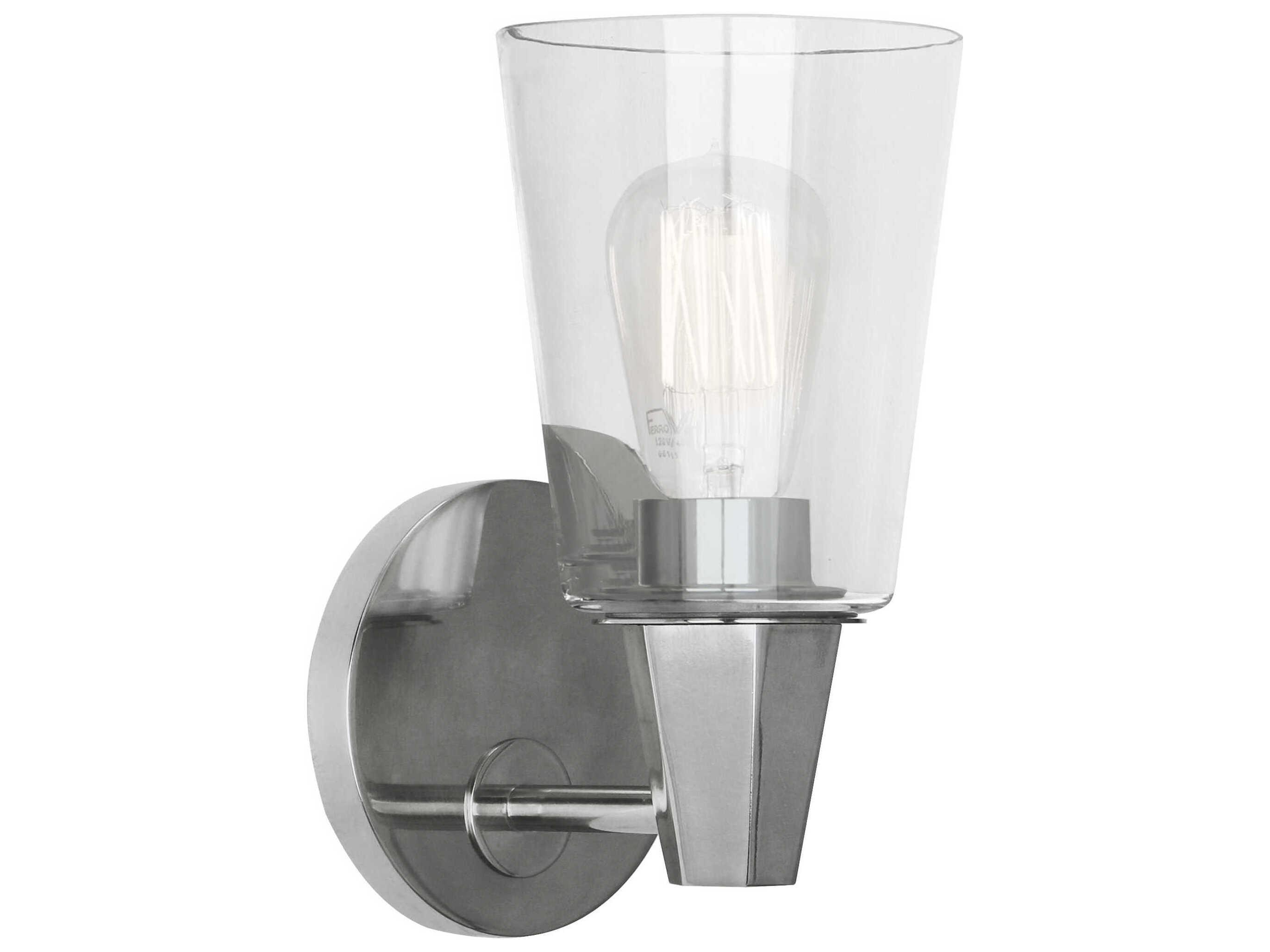 Robert Abbey Wheatley 1-Light Polished Chrome Wall Sconce