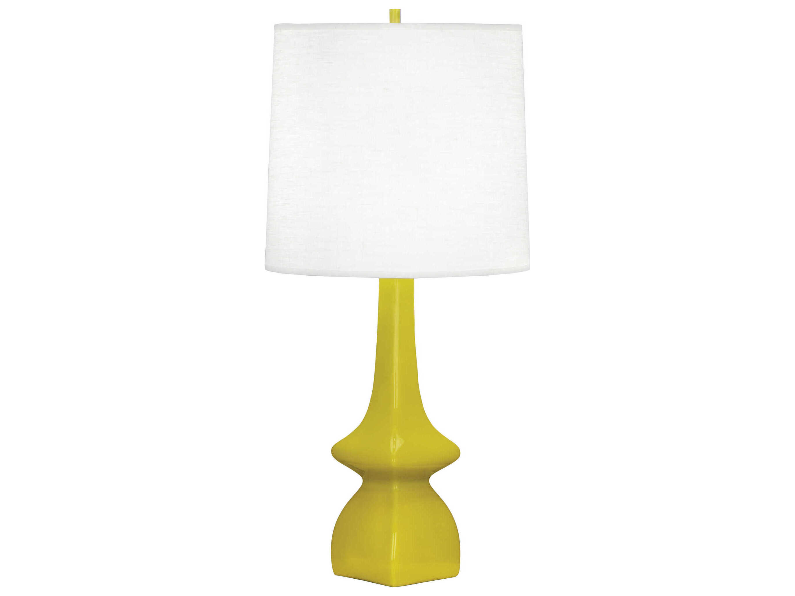 Robert Abbey Jasmine Citron Glazed Yellow Table Lamp