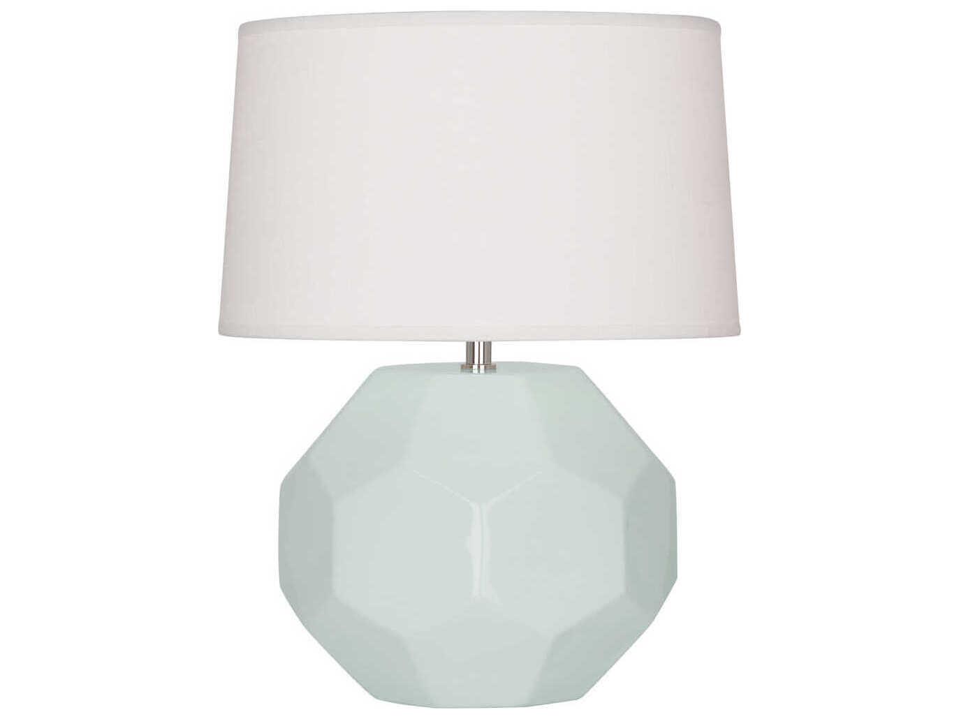 Robert Abbey Franklin Celadon Glazed Green Table Lamp