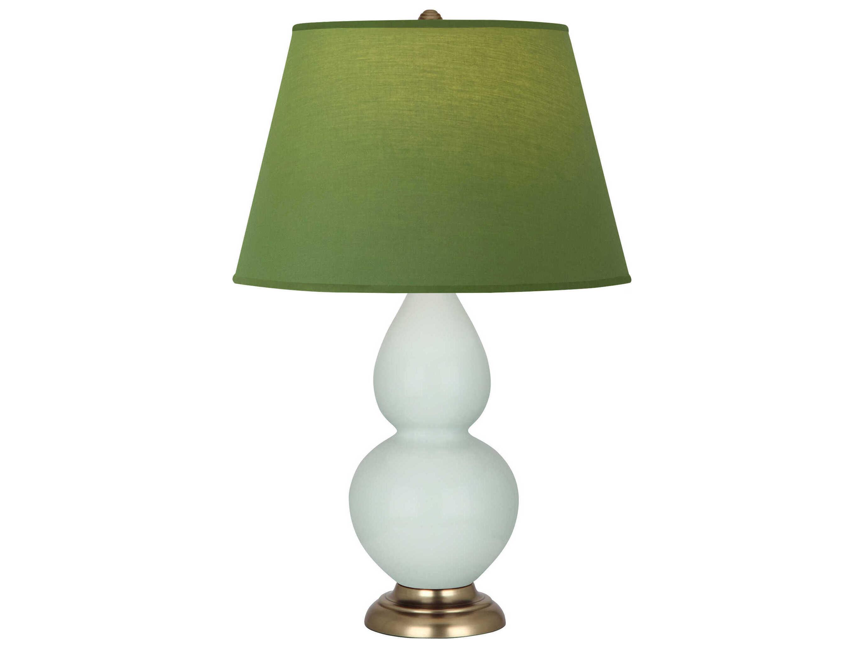 Robert Abbey Double Gourd Celadon Glazed Green Buffet Lamp