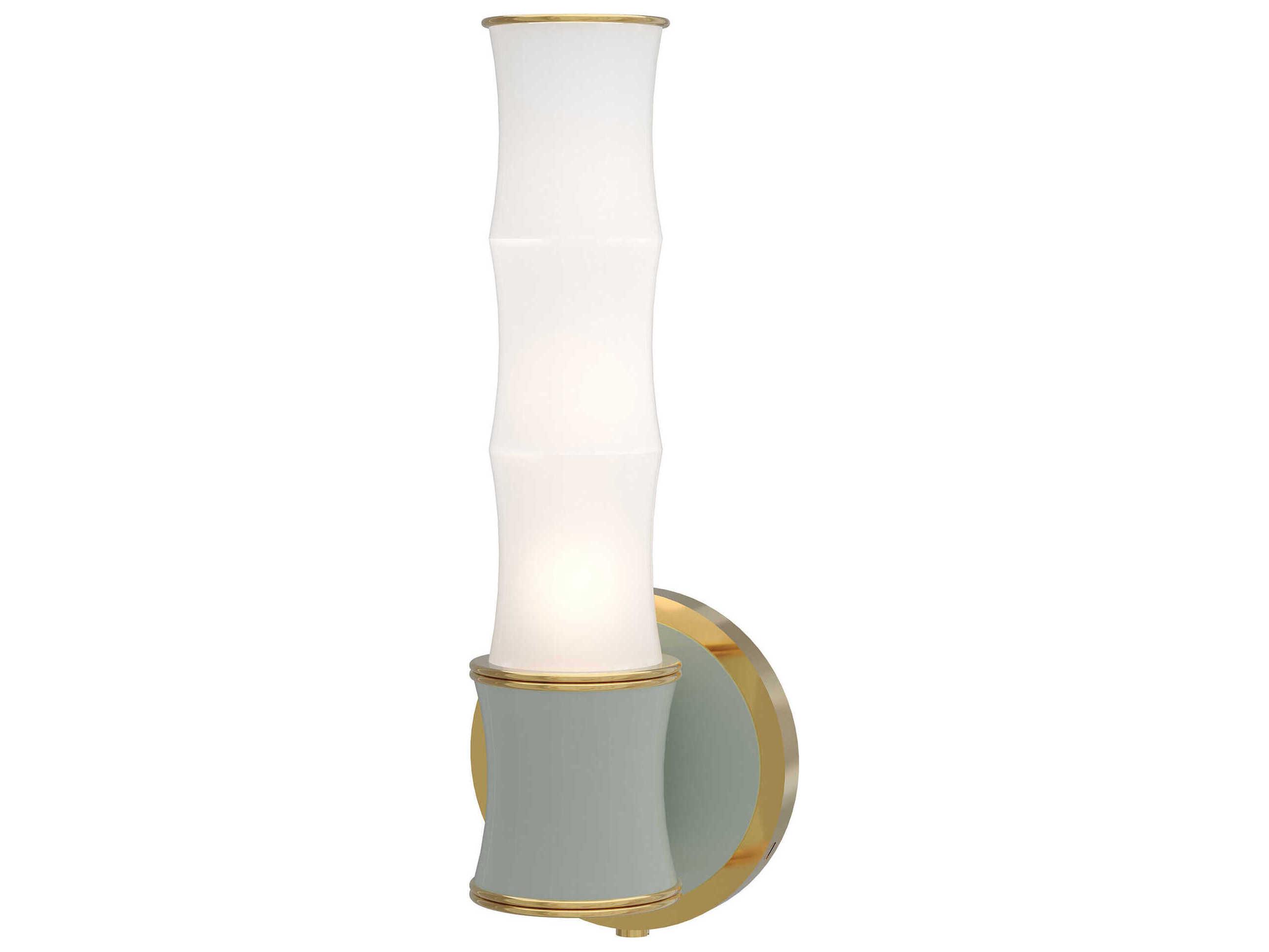 Robert Abbey Kane 1-Light Celadon Green Wall Sconce