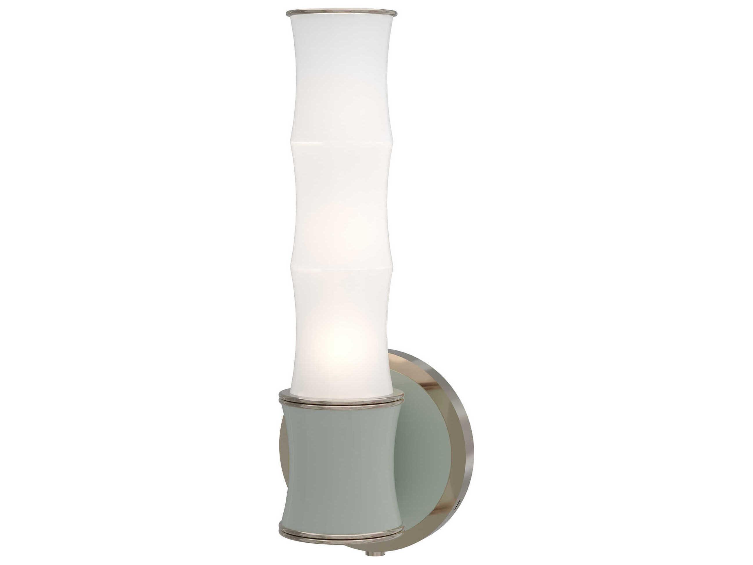 Robert Abbey Kane 1-Light Celadon Green Wall Sconce