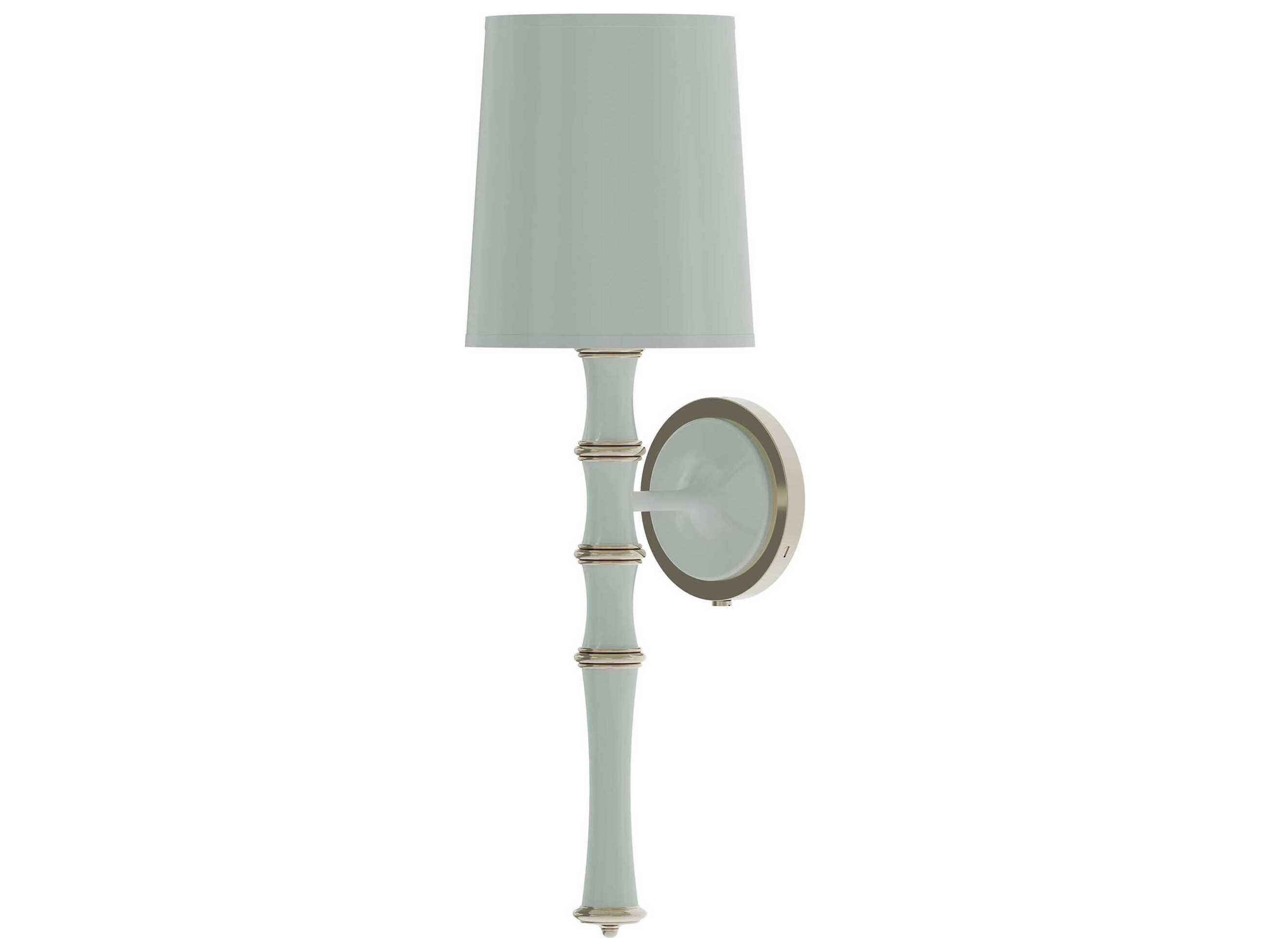 Robert Abbey Kane 1-Light Celadon Green Wall Sconce