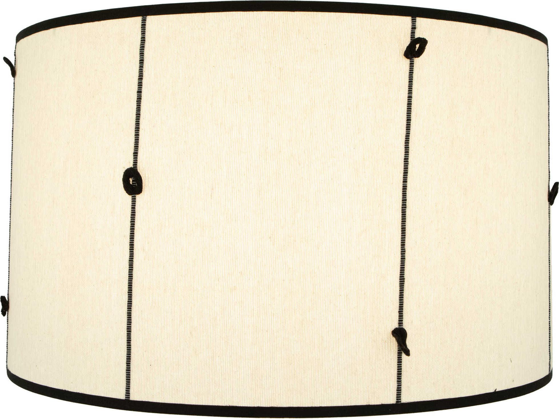 Robert Abbey Rose Globo Knotted Handwoven Black Shade