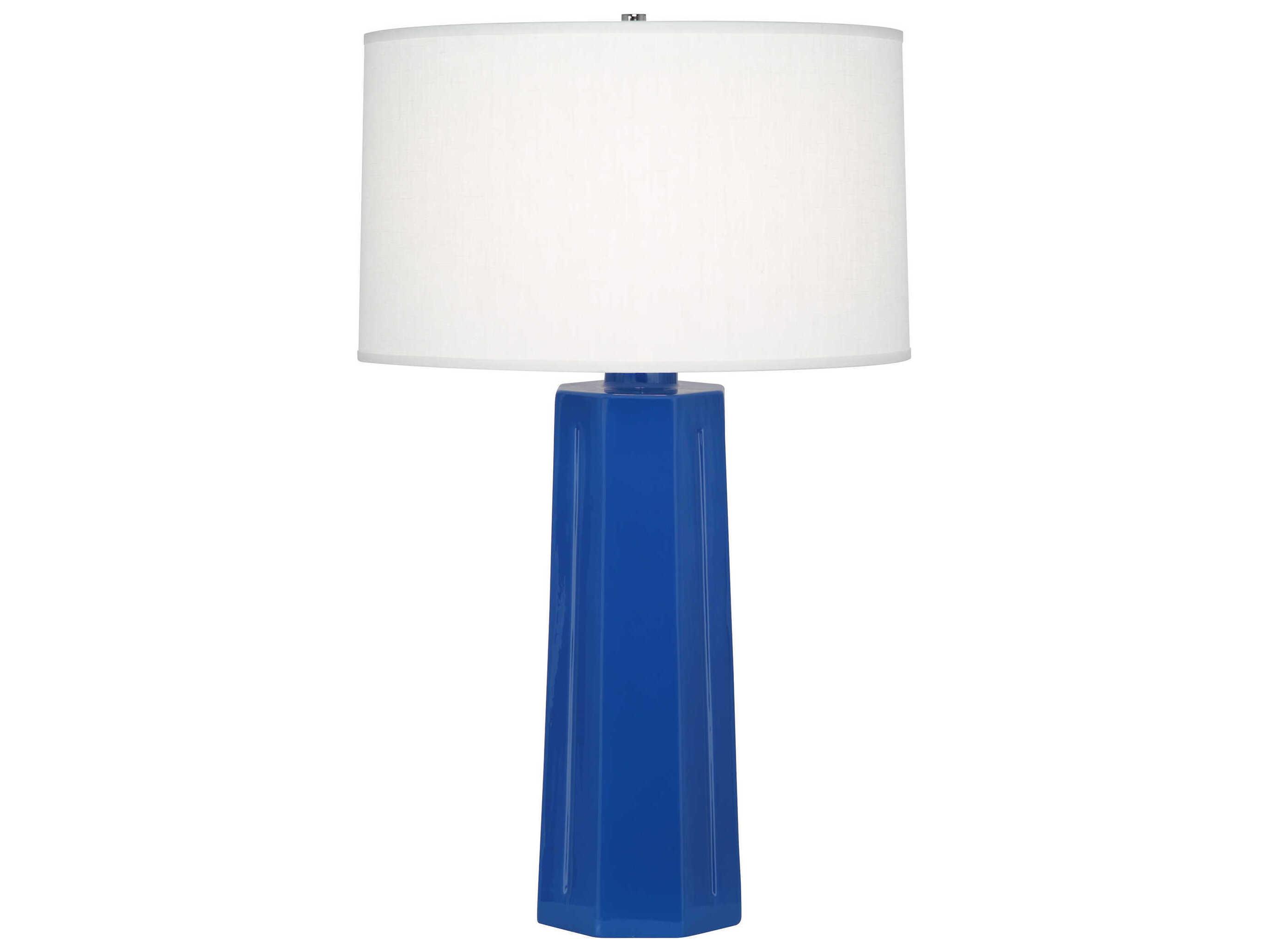 Robert Abbey Mason Cobalt Glazed Blue Buffet Lamp