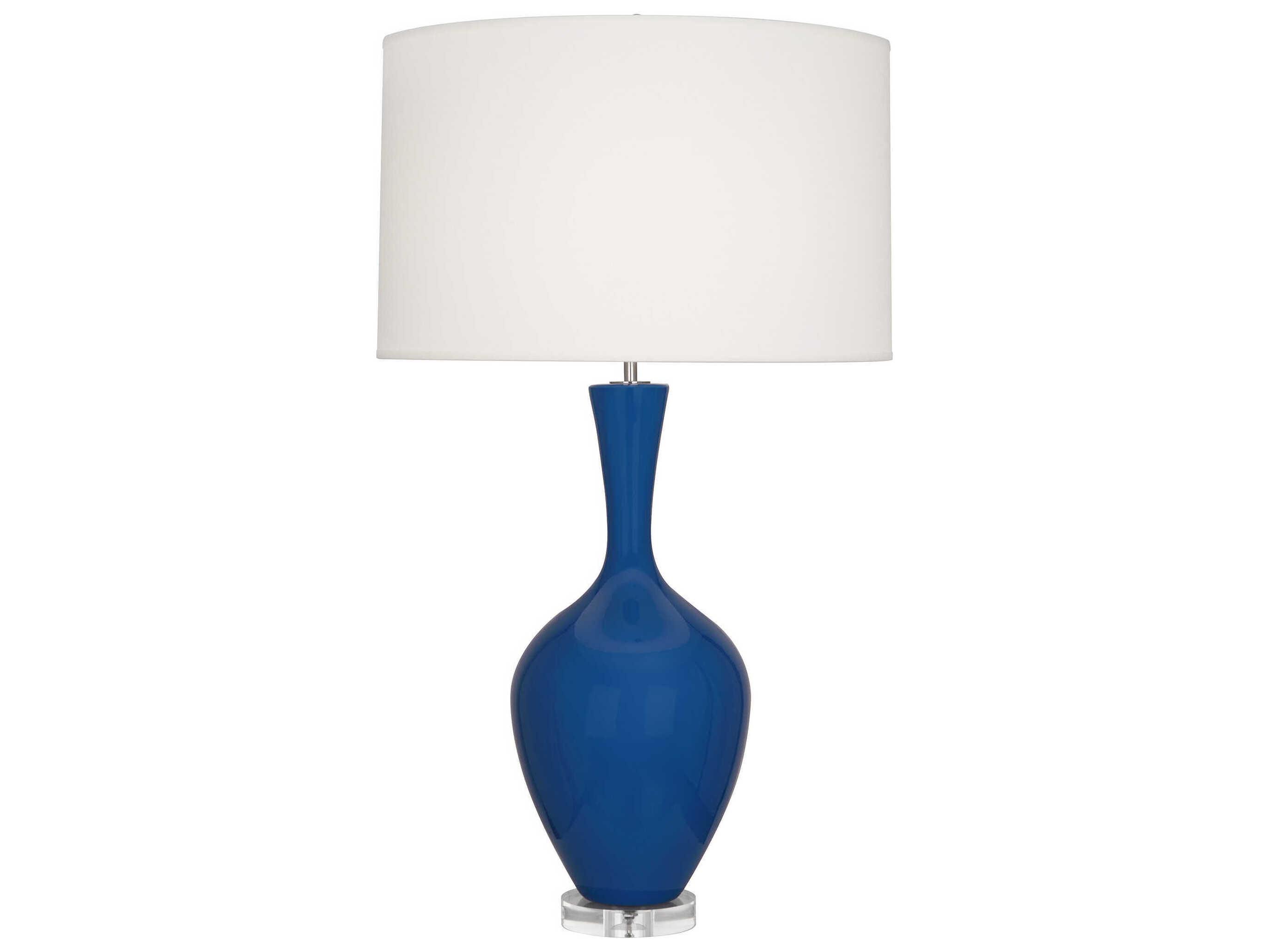 Robert Abbey Audrey Cobalt Glazed Blue Buffet Lamp