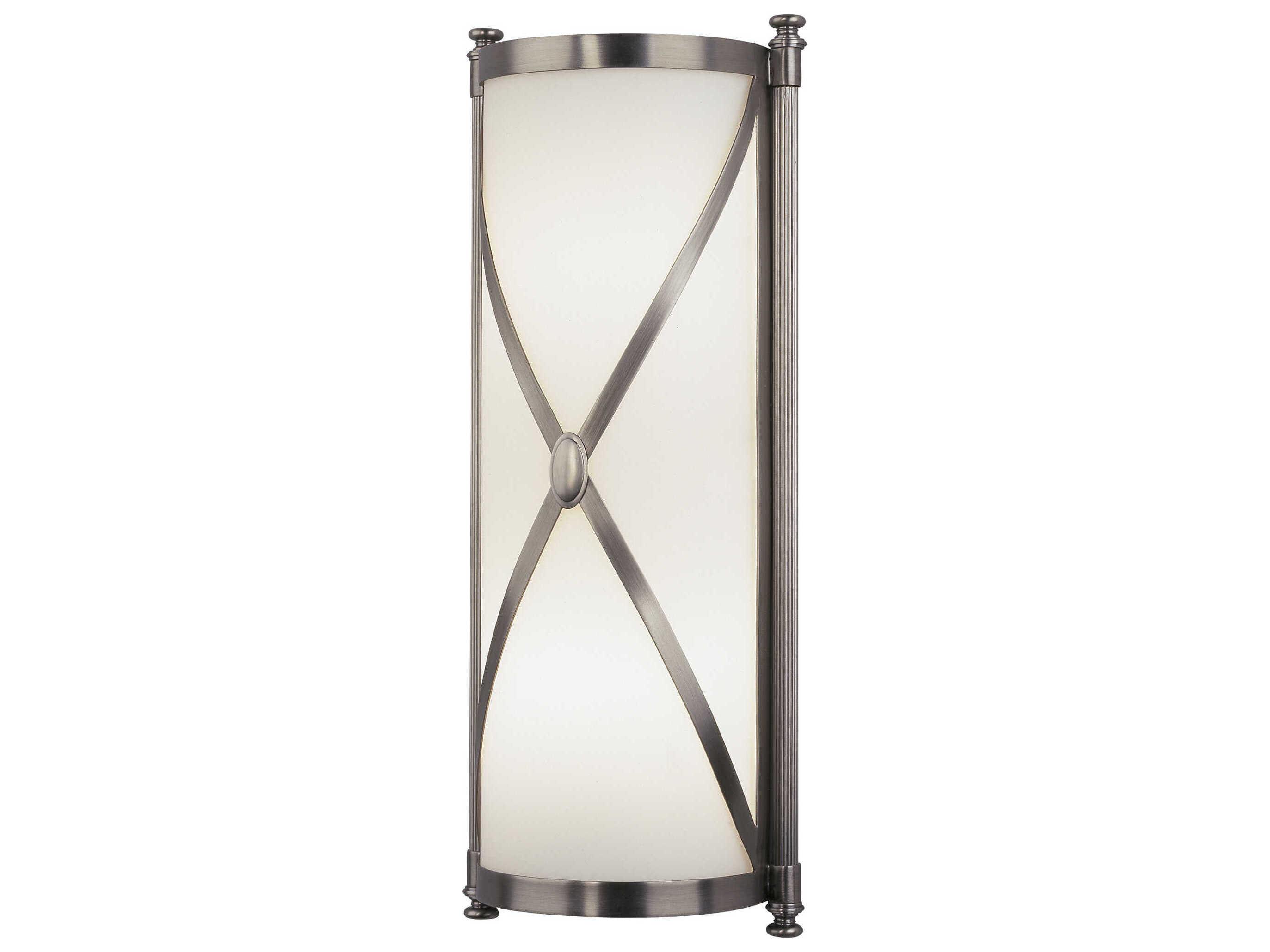 Robert Abbey Chase 2-Light Dark Antique Nickel Wall Sconce