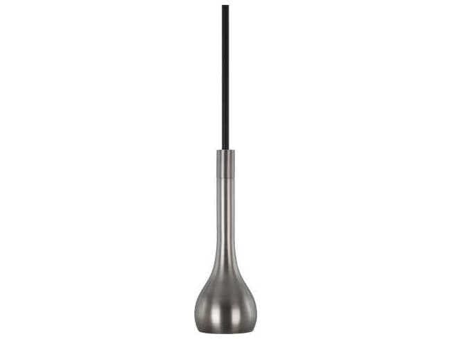 Robert Abbey Axis 1-Light Blackened Antique Nickel Matte Black Mini Pendant