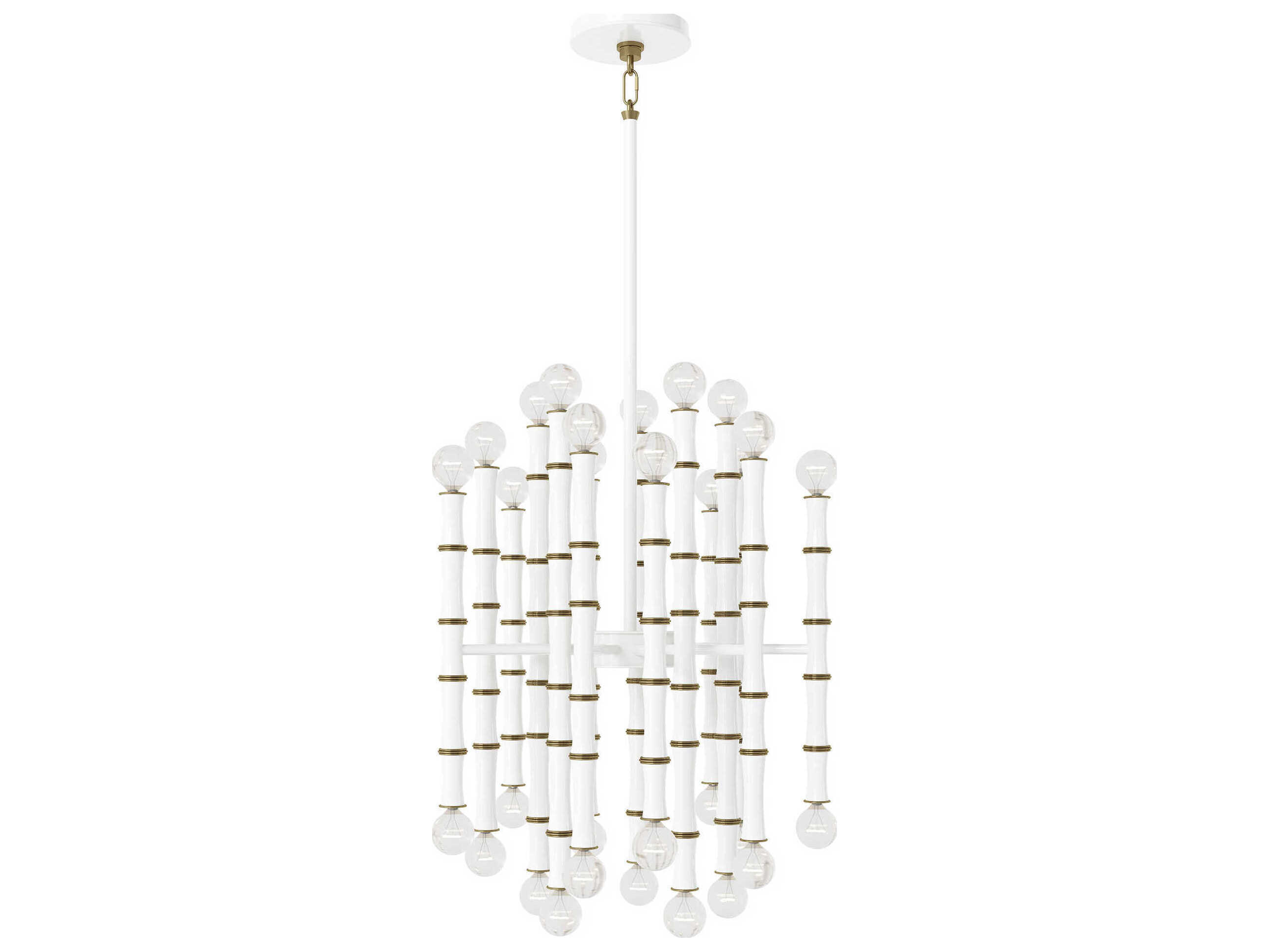 Robert Abbey Kane 30-Light Daisy White Pendant