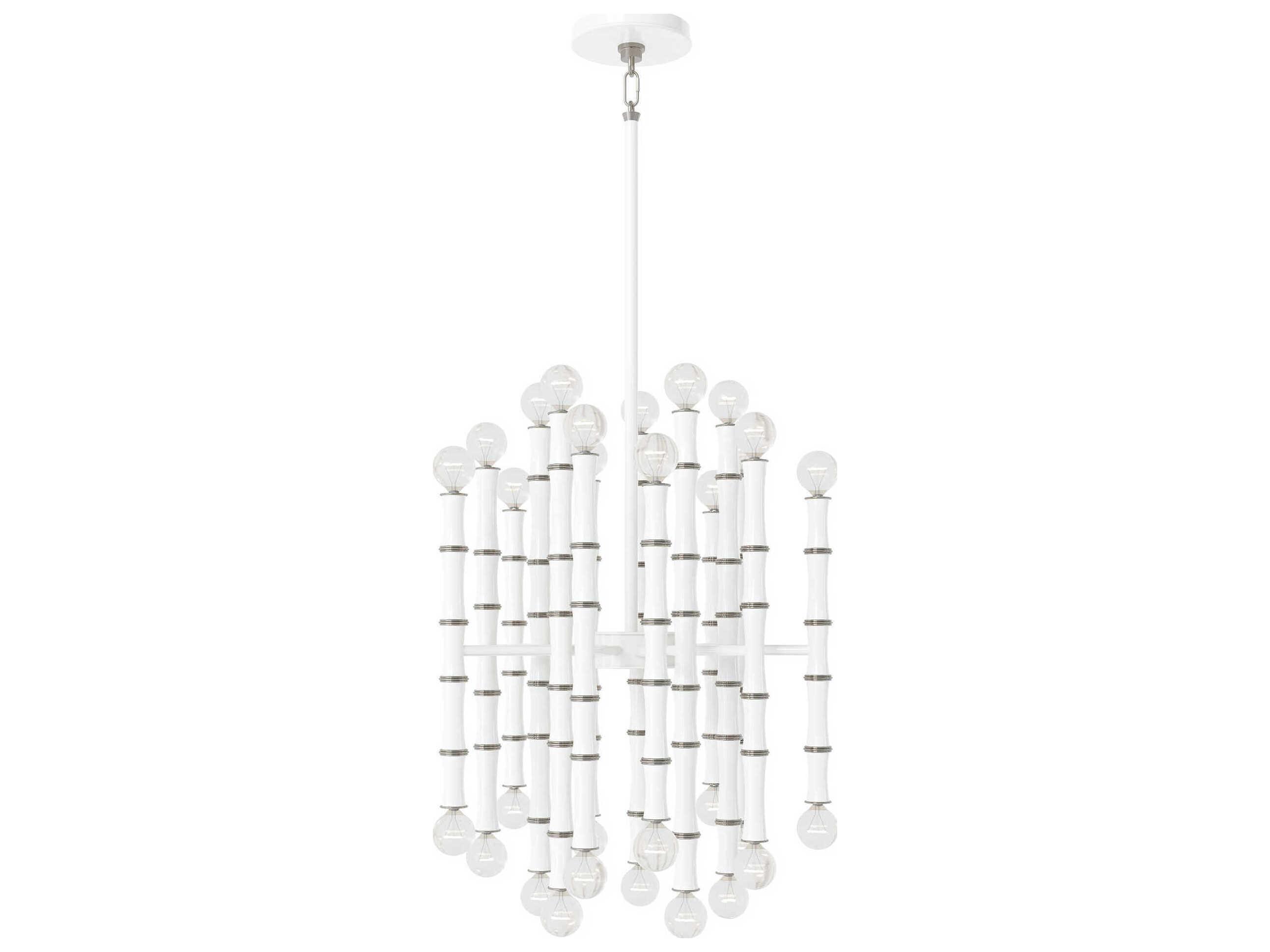 Robert Abbey Kane 30-Light Daisy White Pendant